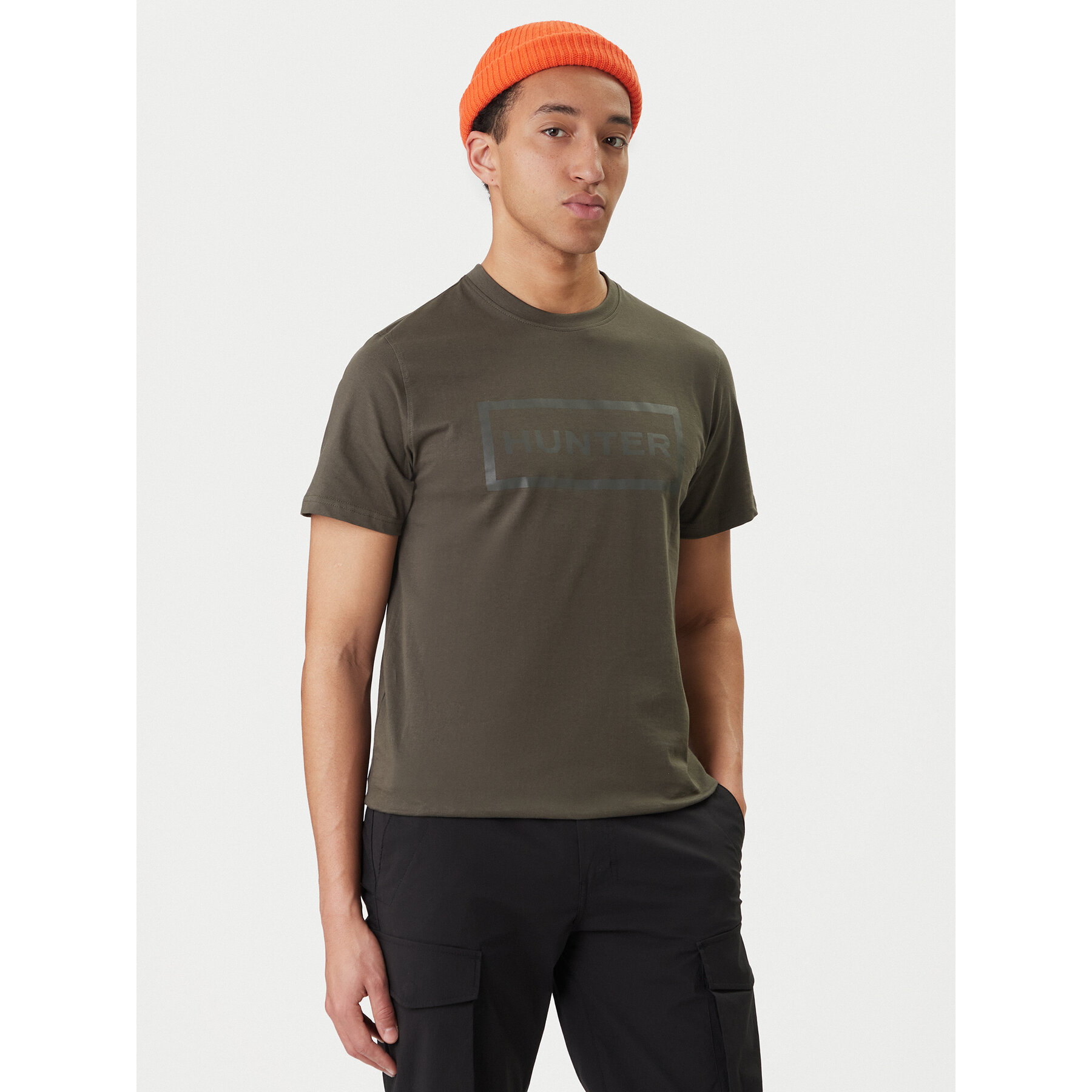 Hunter Majica Halton HARM0019252 Zelena Regular Fit