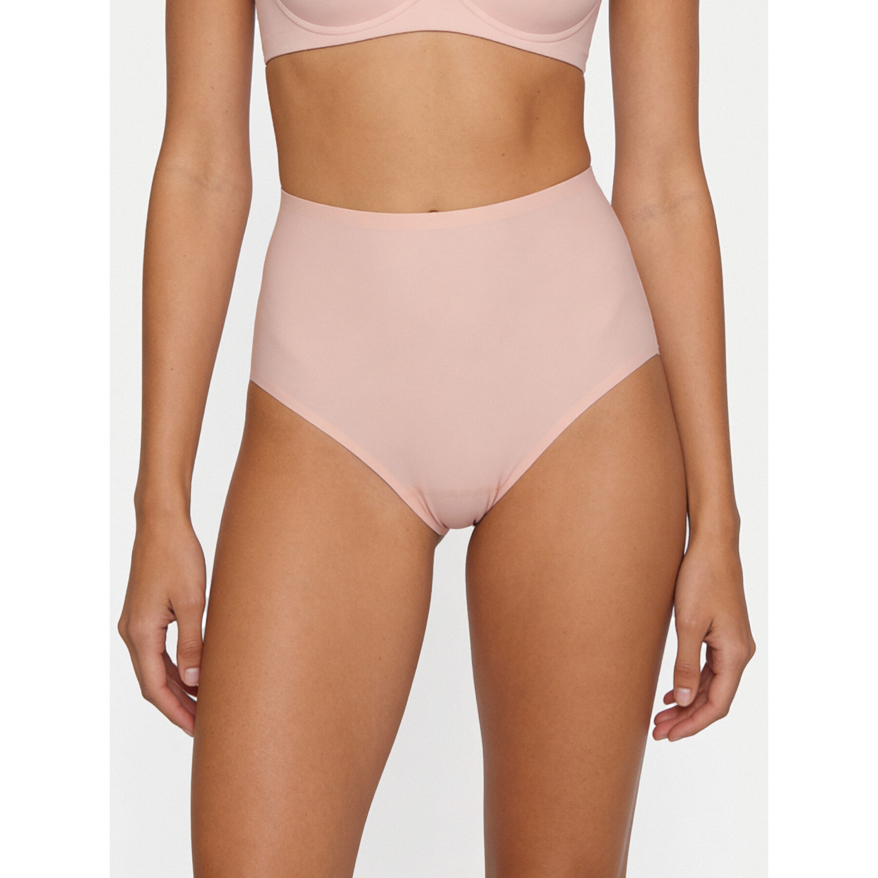 Chantelle Klasične spodnje hlačke z visokim pasom Soft Stretch C26470 Roza