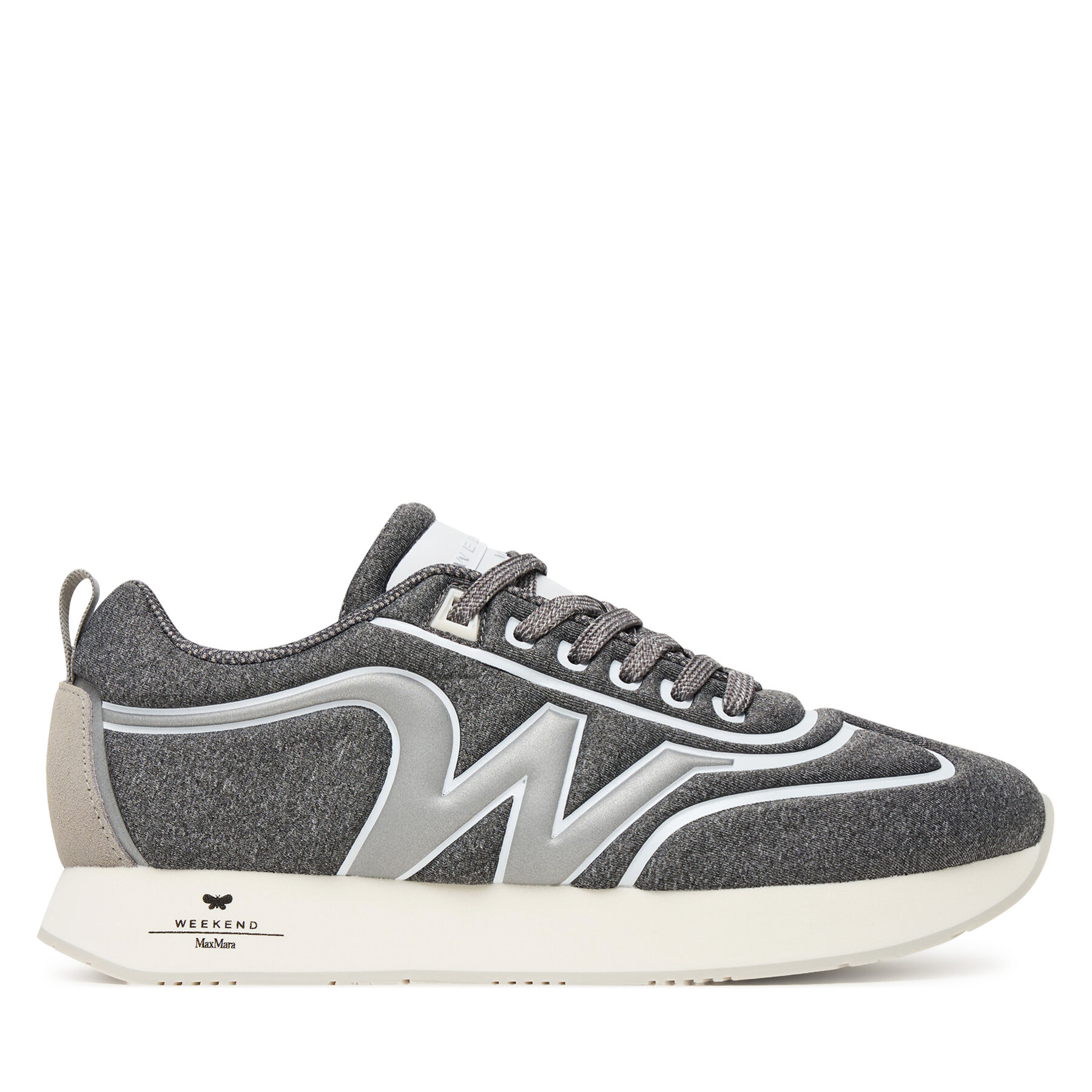 Sneakersy Weekend Max Mara 2525766034650 Sivá