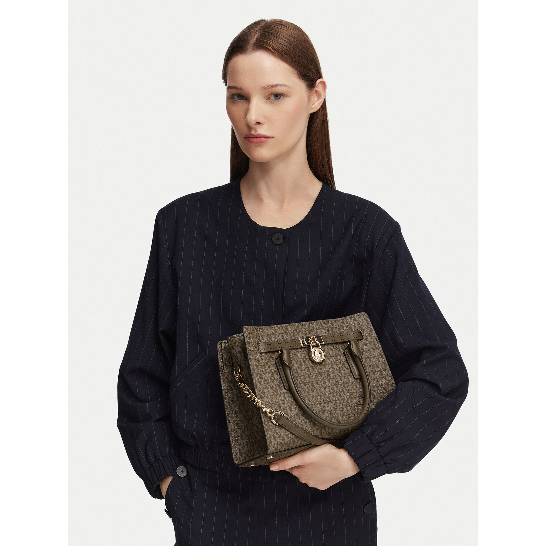 Torbica MICHAEL Michael Kors 30T6GNXS1V Zelena