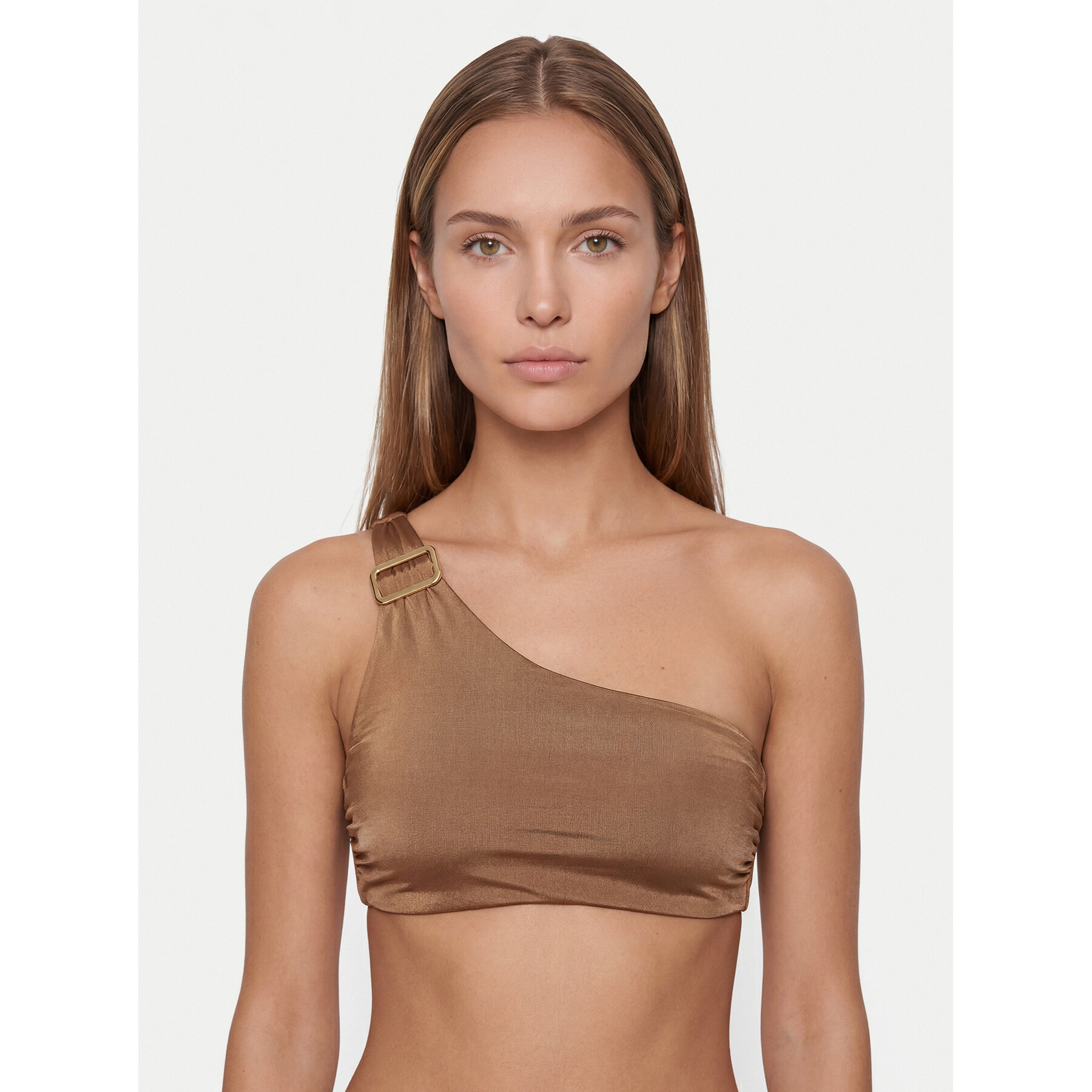 Max Mara Beachwear Bikini-Oberteil Alisia 2616821059 Hellbraun