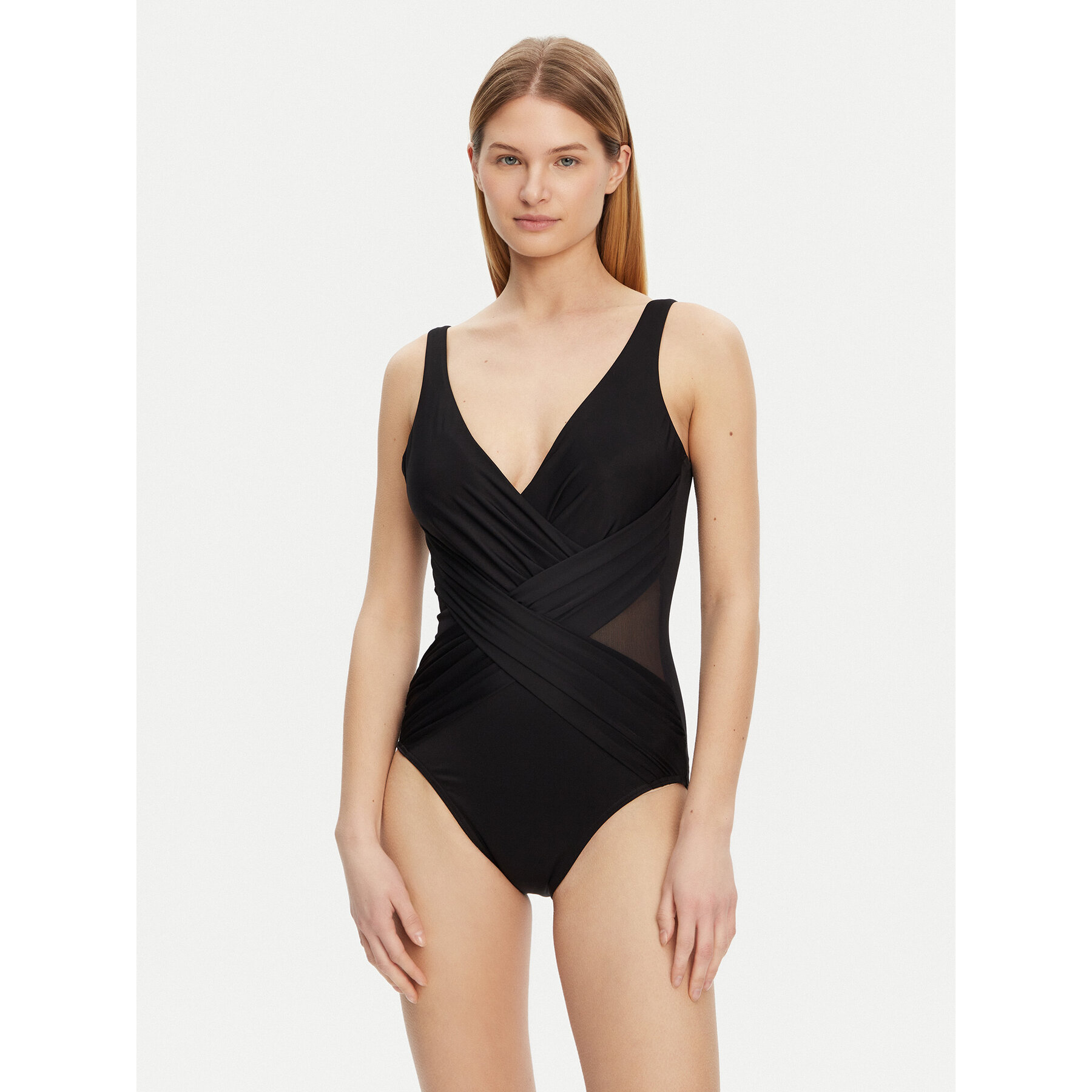 Miraclesuit Badeanzug Solid Crossover 6516689 Schwarz