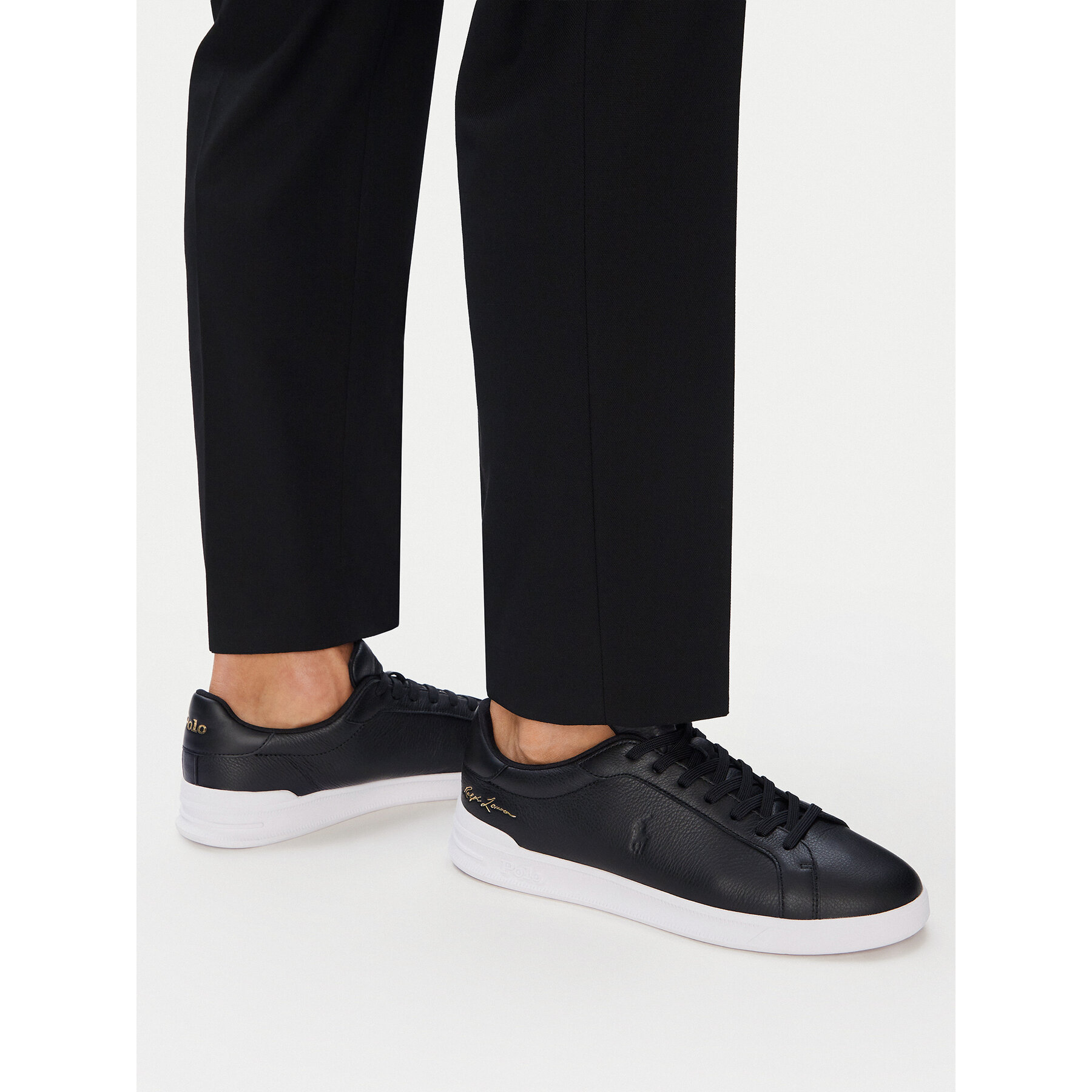 Sneakers Polo Ralph Lauren Heritage Court II 809P13083002 Negru