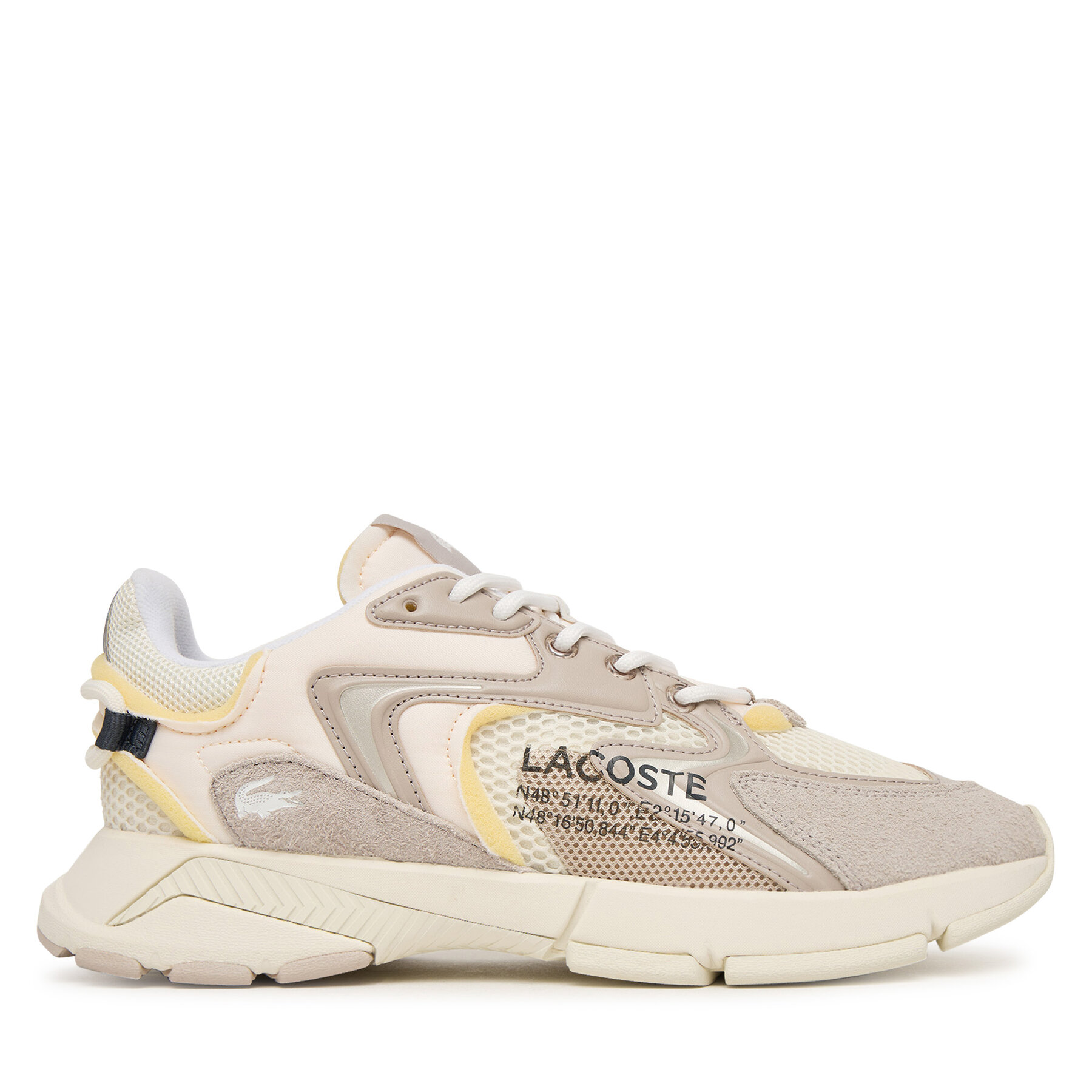 Sneakersy Lacoste L003 Neo 51SMA0044 Écru