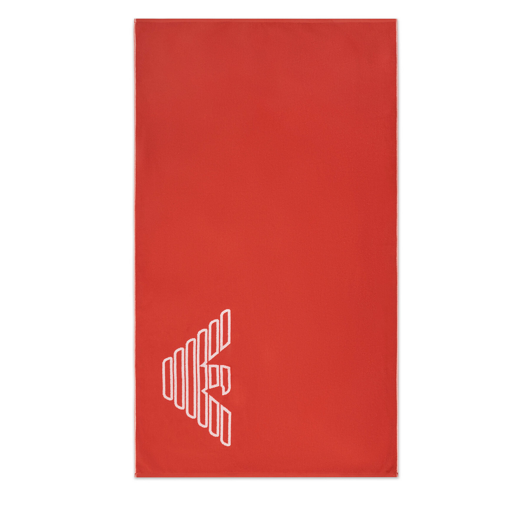 Telo da spiaggia Emporio Armani EX000019 AF12331 U5026 Rosso, Taglia 00, taglia : 00