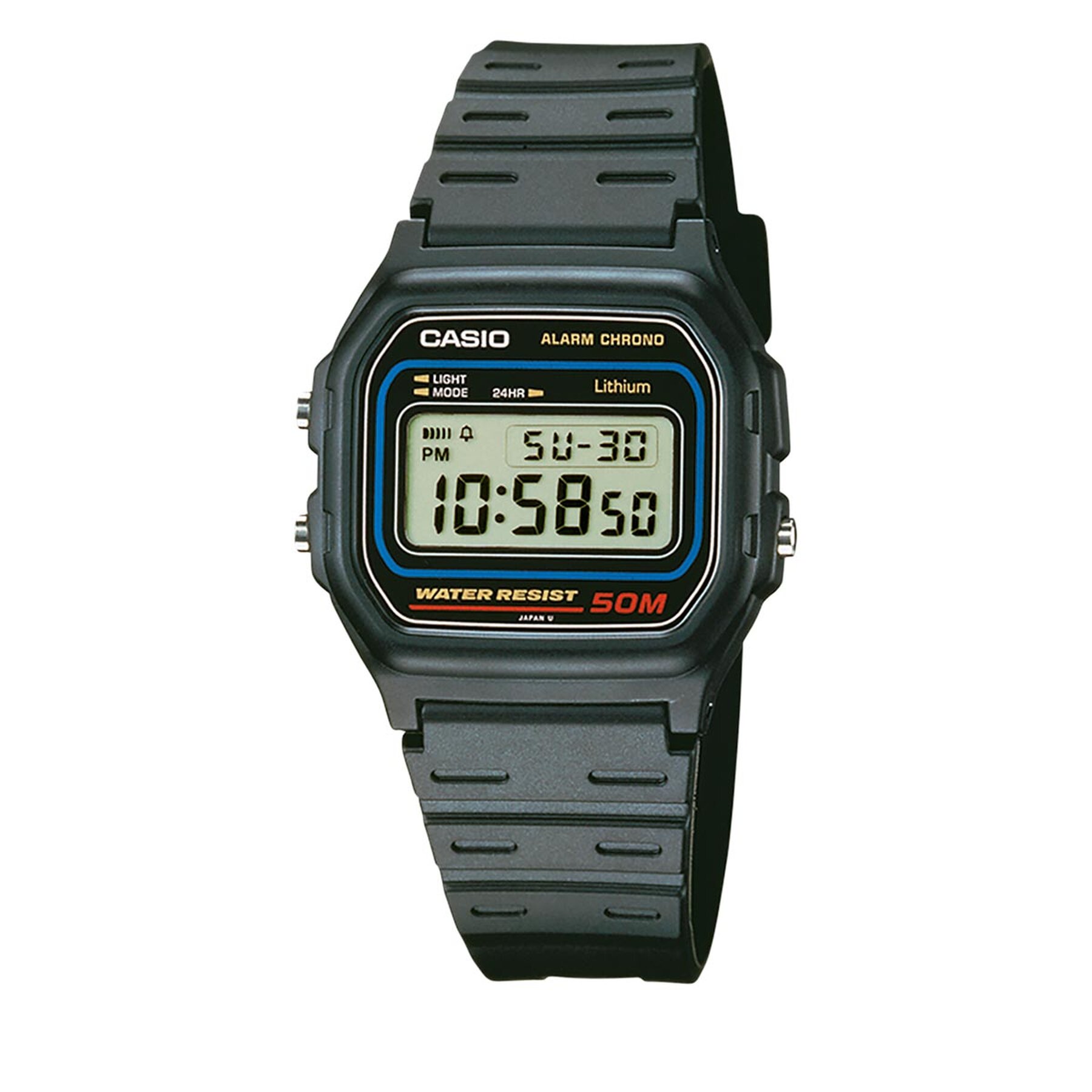 

Годинник Casio Classic W-59-1VQEF Black, Чорний