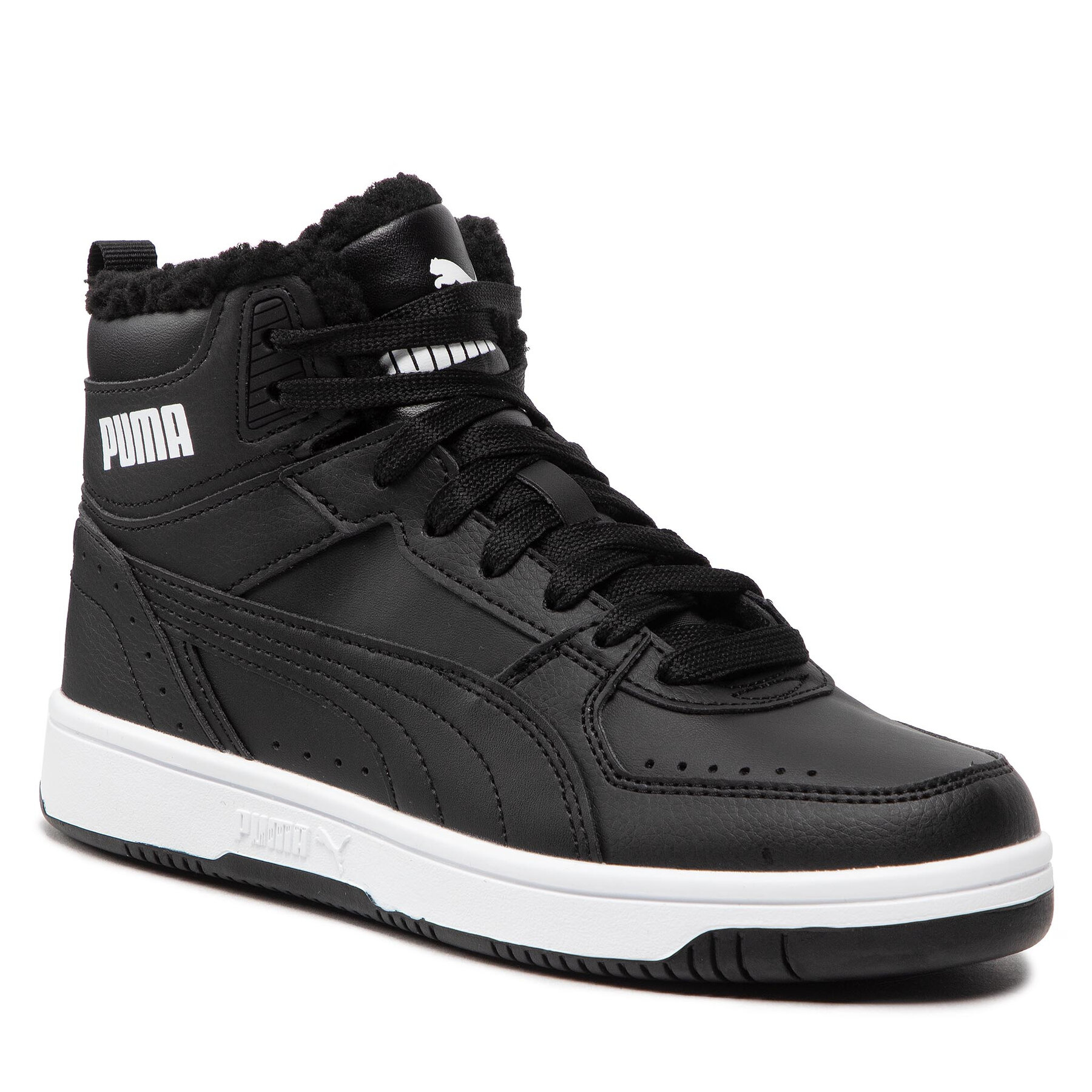 Unisex dieťa Sneakersy Puma, Rozmer: 37, Čierna, Rebound Joy Fur Jr 375477 01