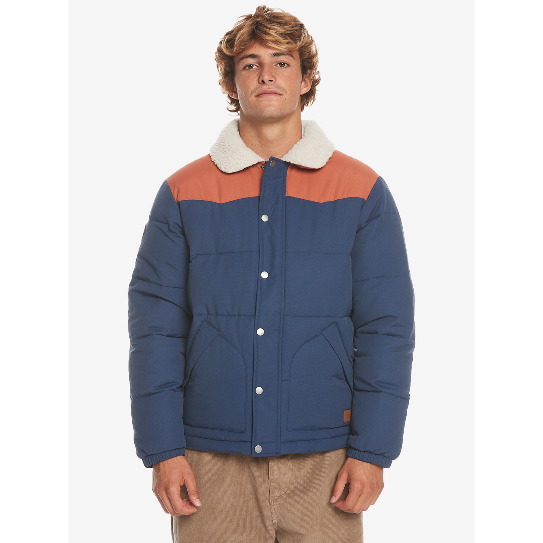 Quiksilver Daunenjacke The Puffer Jckt EQYJK03981 Dunkelblau Regular Fit