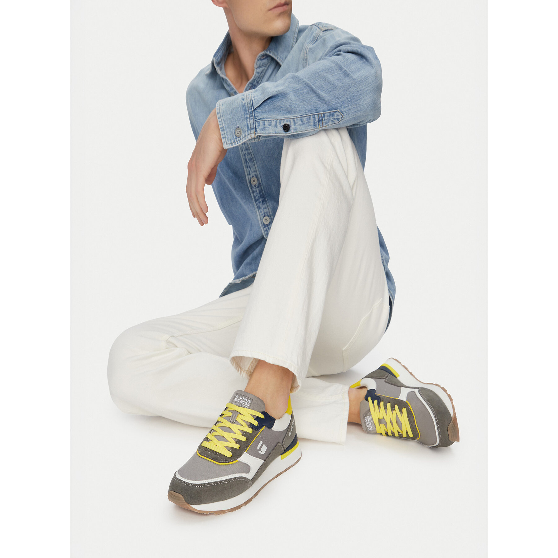 Sneakersy G-Star Raw EO-LUK-01 Sivá