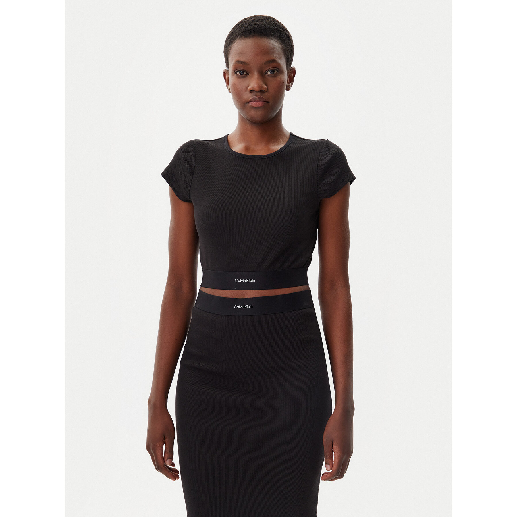 Calvin Klein Underwear T-Shirt LV00QS7349 Μαύρο Slim Fit