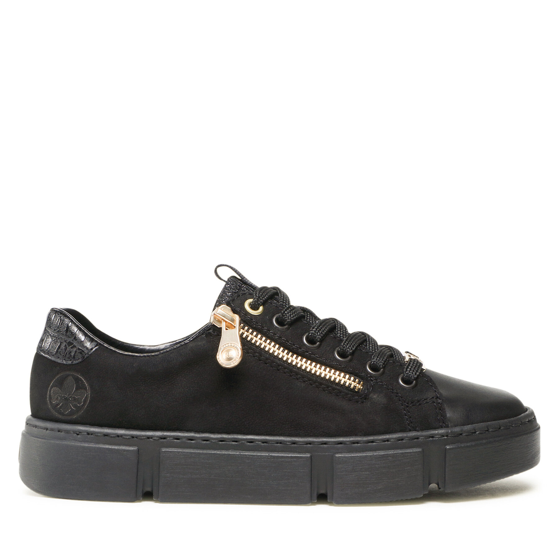 Damskie Sneakersy Rieker, Rozmiar 40 Czarny N5932-00