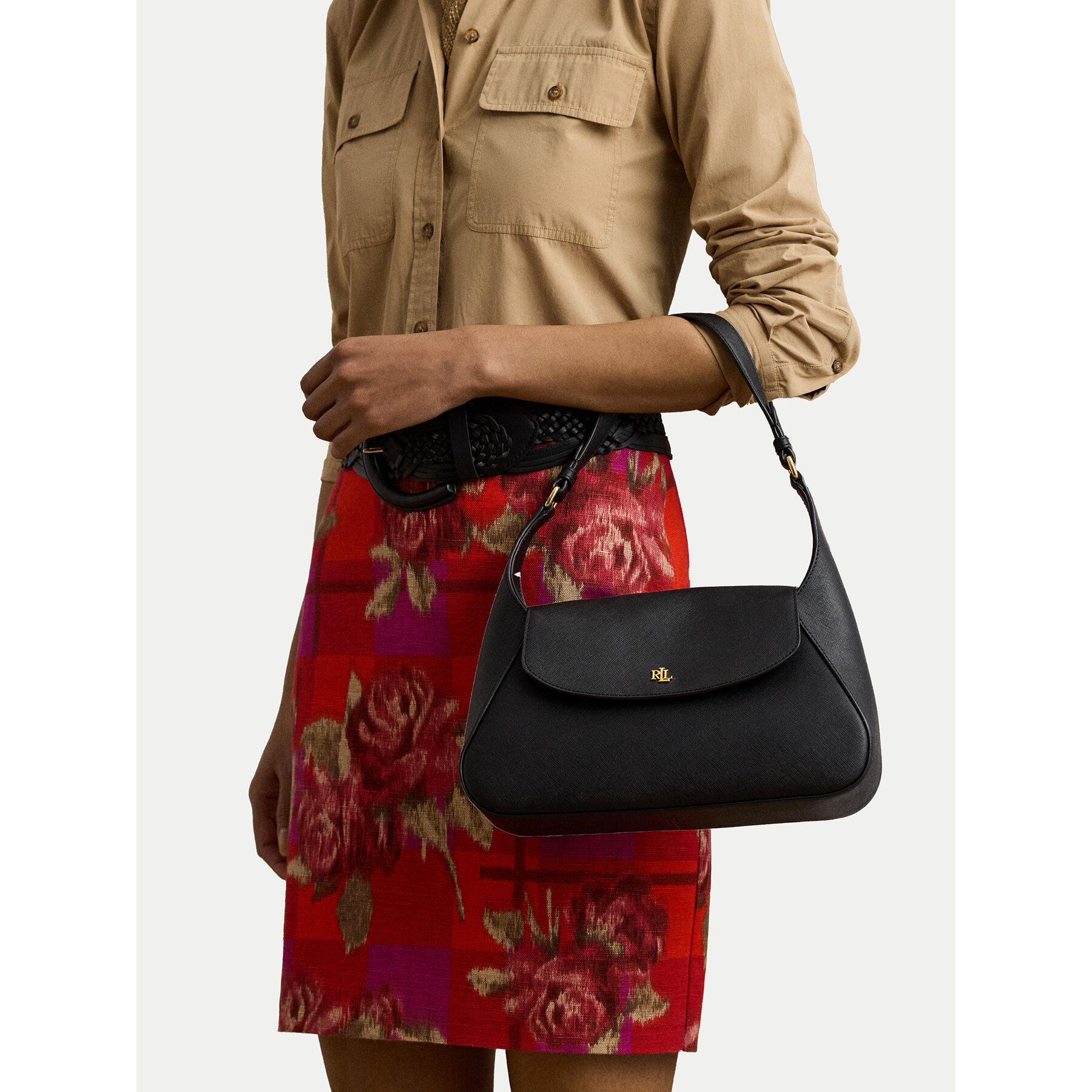 Kabelka LAUREN RALPH LAUREN 431969364001 Čierna