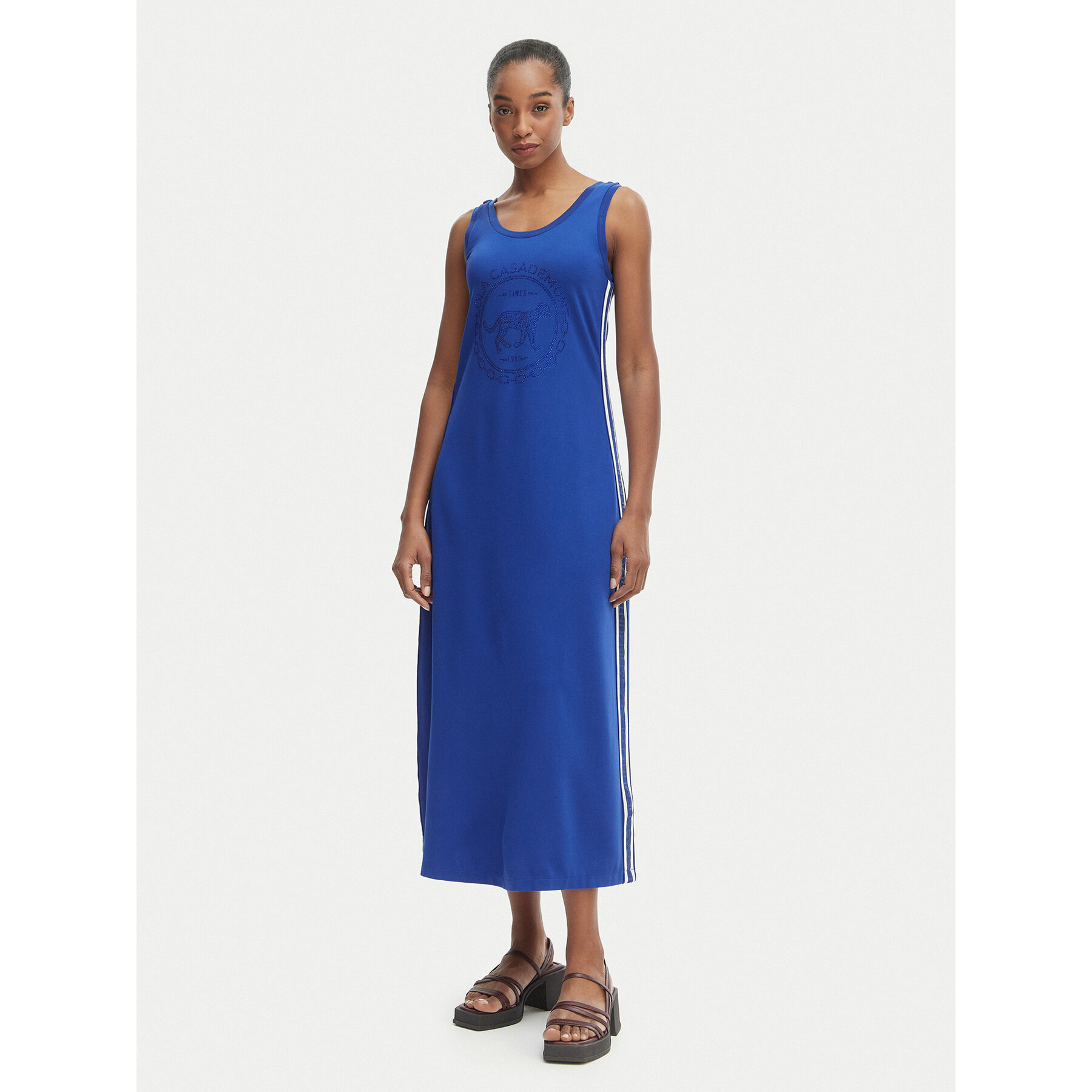 LOLA CASADEMUNT Kleid für den Alltag LS2616148 Blau Regular Fit