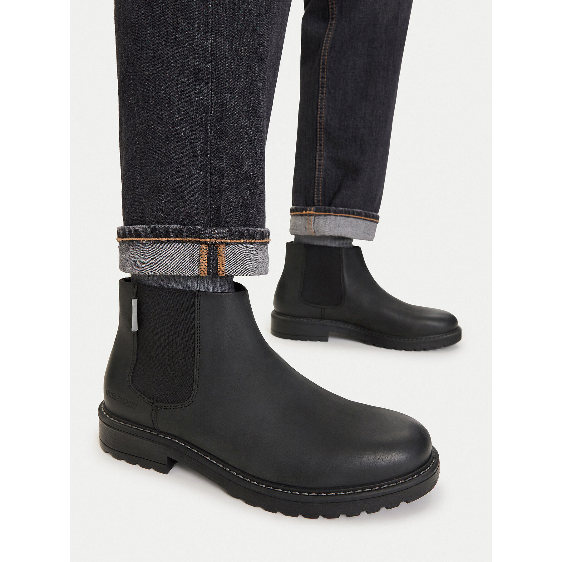 Ghete Jodhpur Guess Jeans CEO-ARMY-23 MI08 Negru