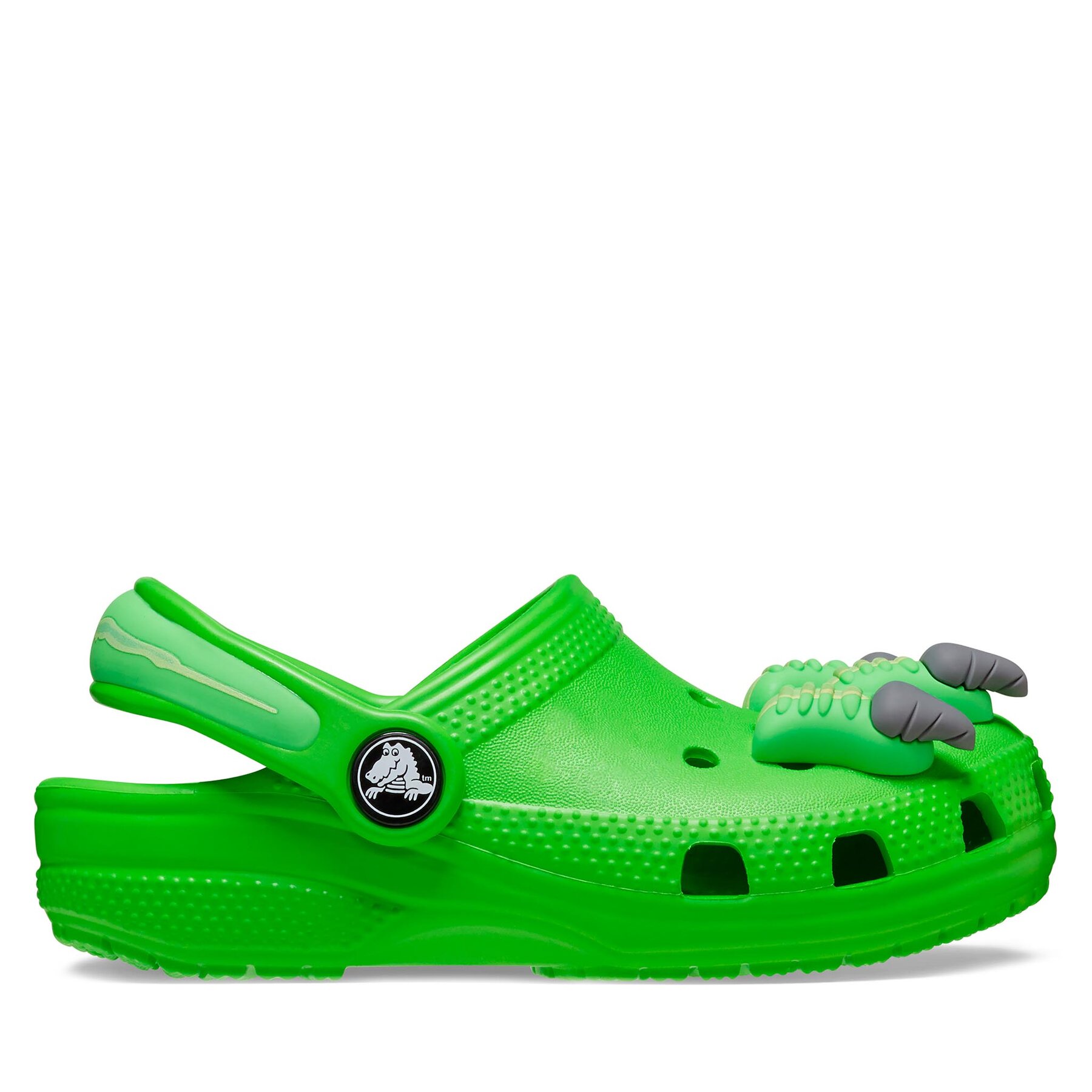 Şlapi Crocs Classic Iam Dinosaur Clog T 209700 Verde