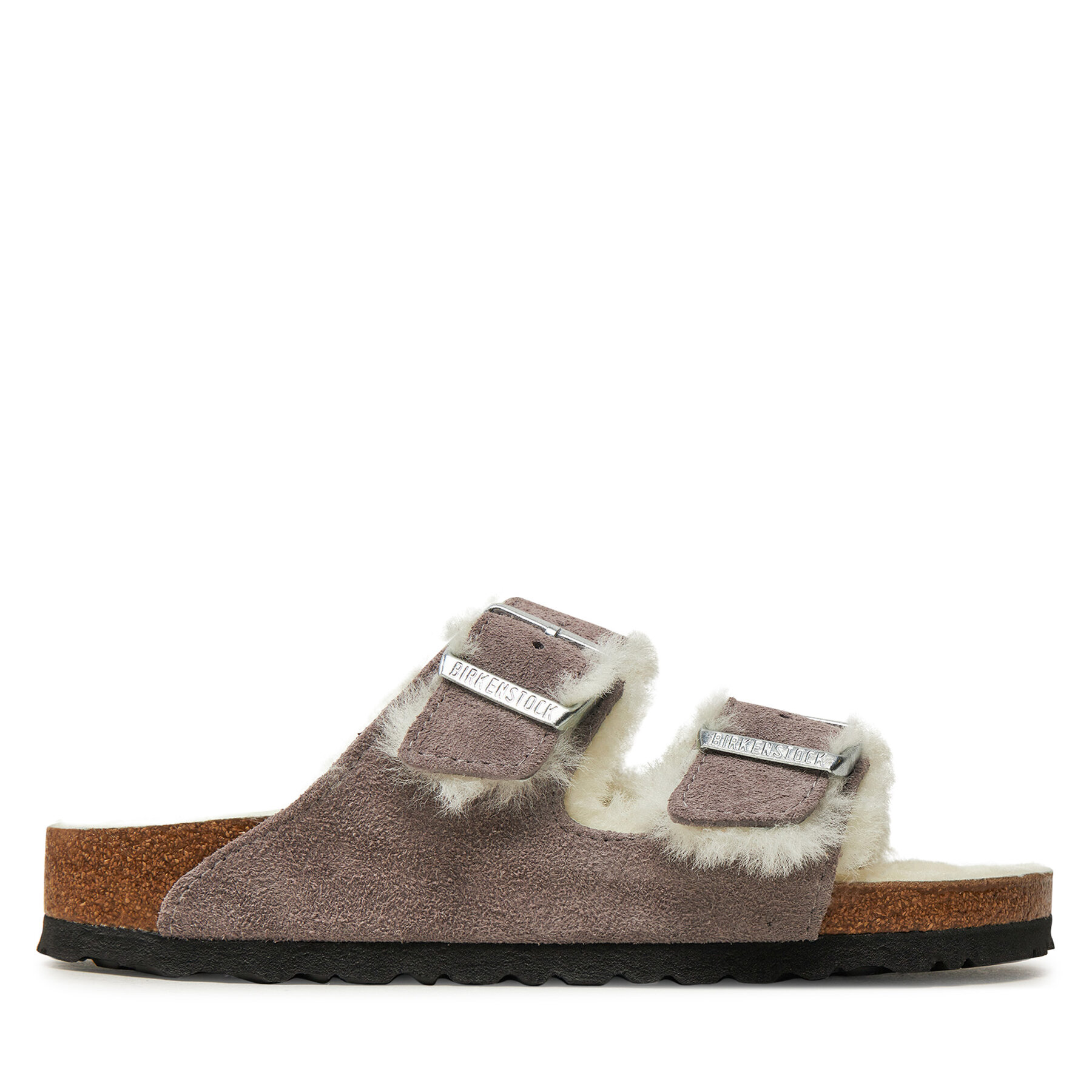 Női Papucs Birkenstock, Méret: 39, Lila, Arizona Shearling Leve 1028062