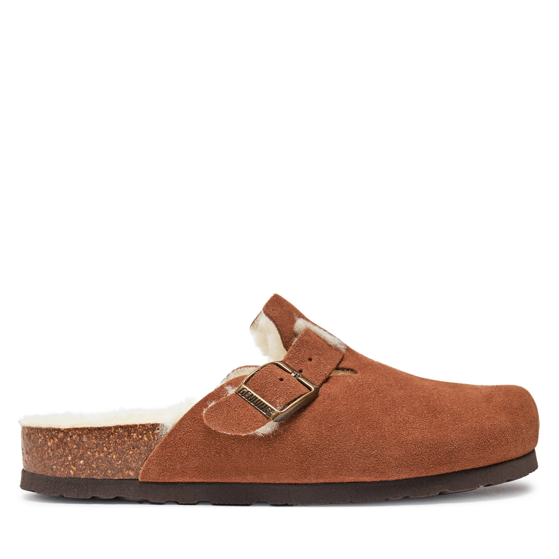 Papuci de casă Genuins Riva G105938 Maro