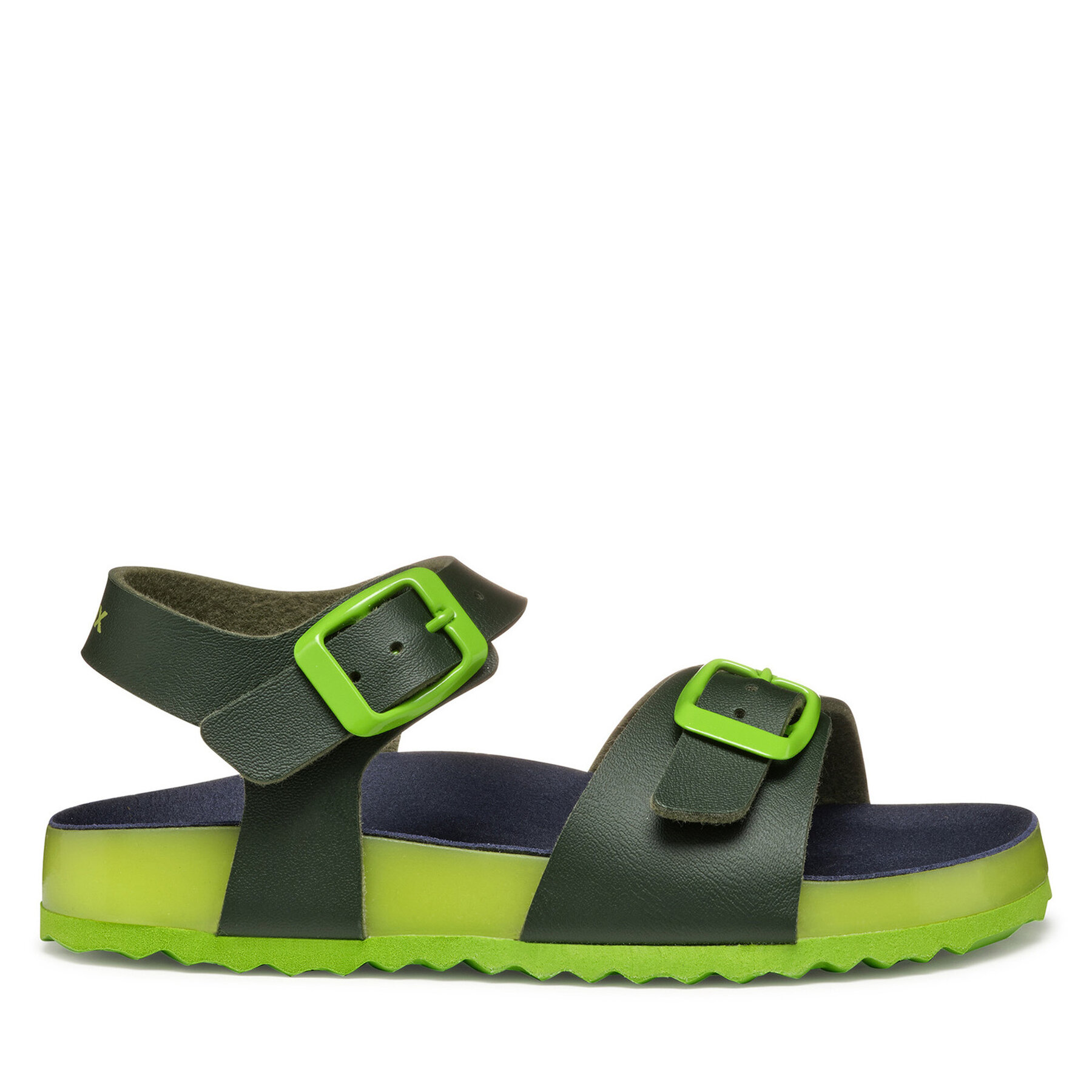 Szandál Geox J Ghita J558LC 0003W C3X2K M Khaki