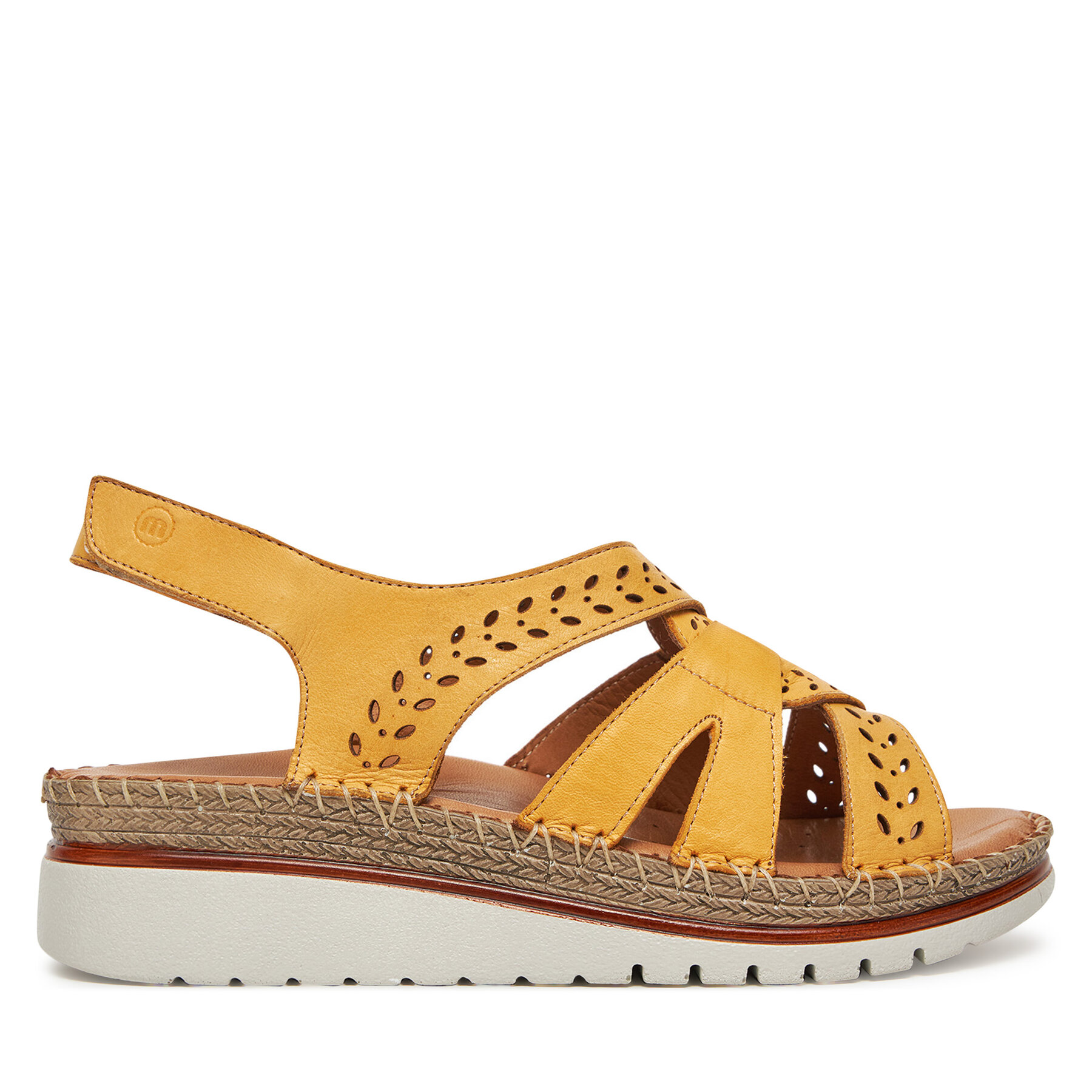 Сандали Manitu 910278 Жълт