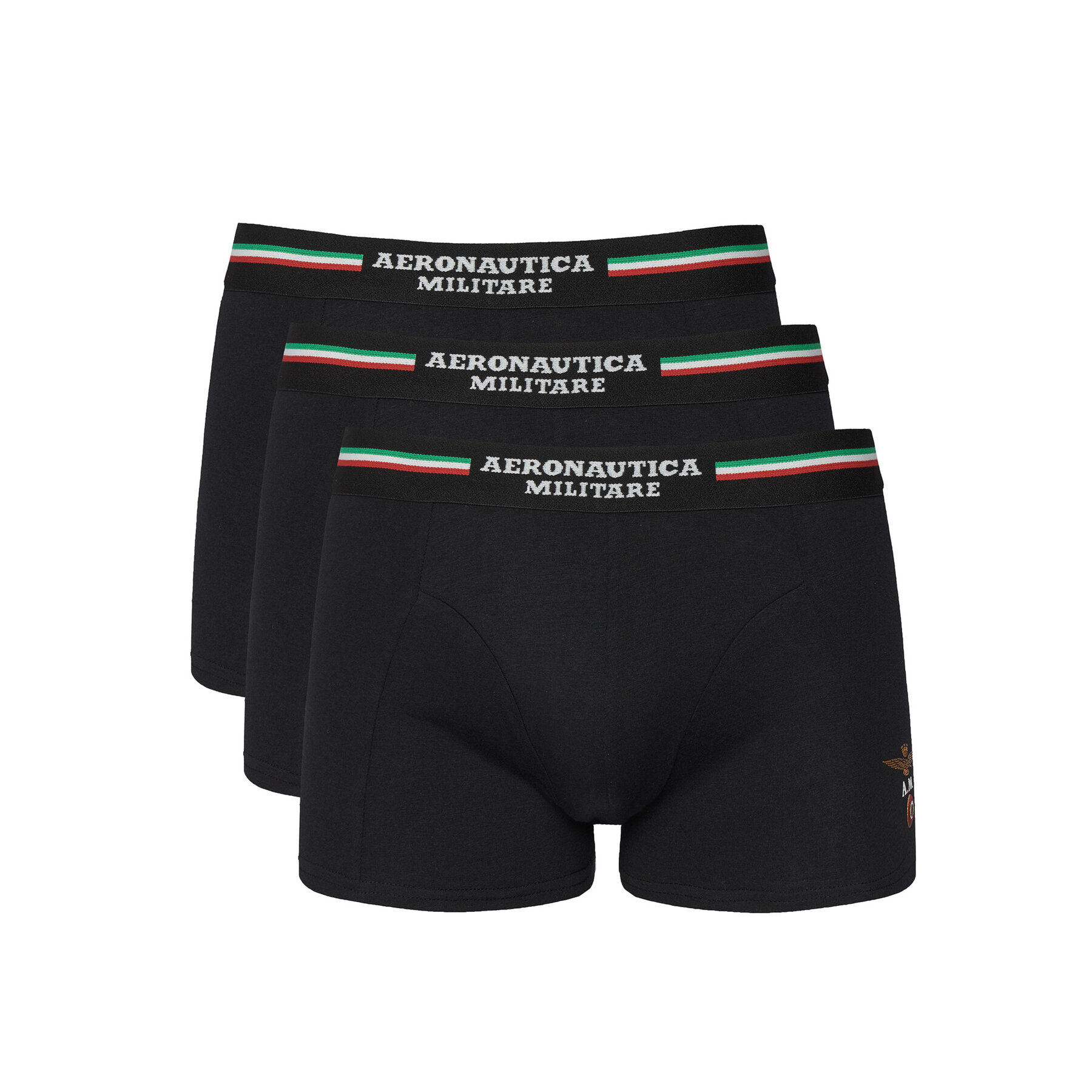 Aeronautica Militare Set di boxer AM1UBX001T Nero