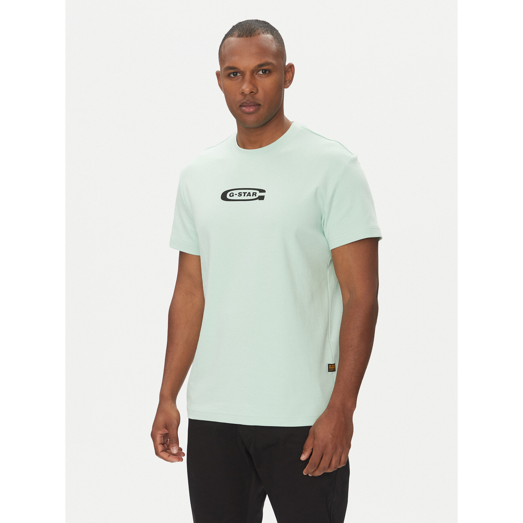 G-Star Raw Póló Old Skool D25967-C812 Zöld Regular Fit