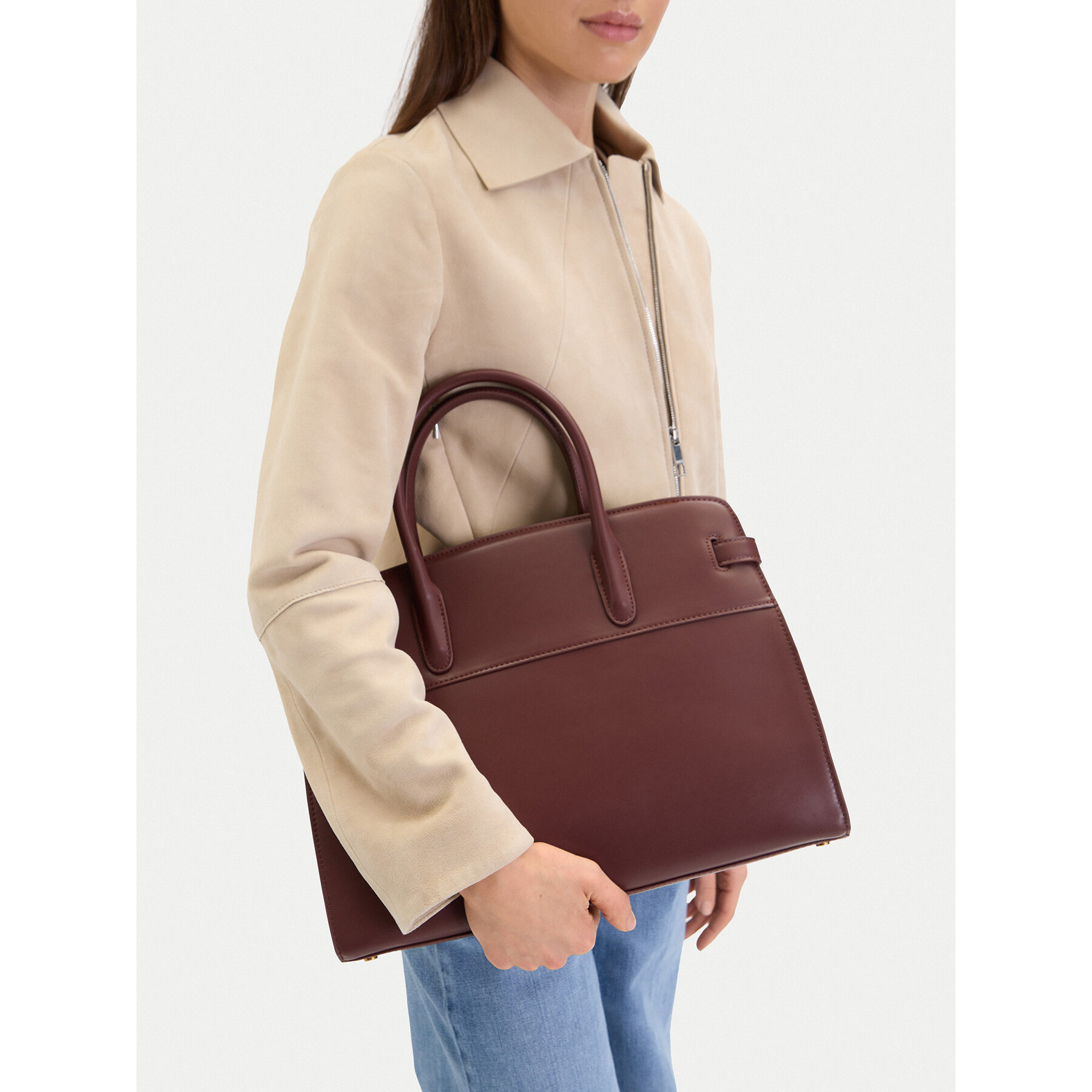 Дамска чанта Gino Rossi Aw02 Кафяв