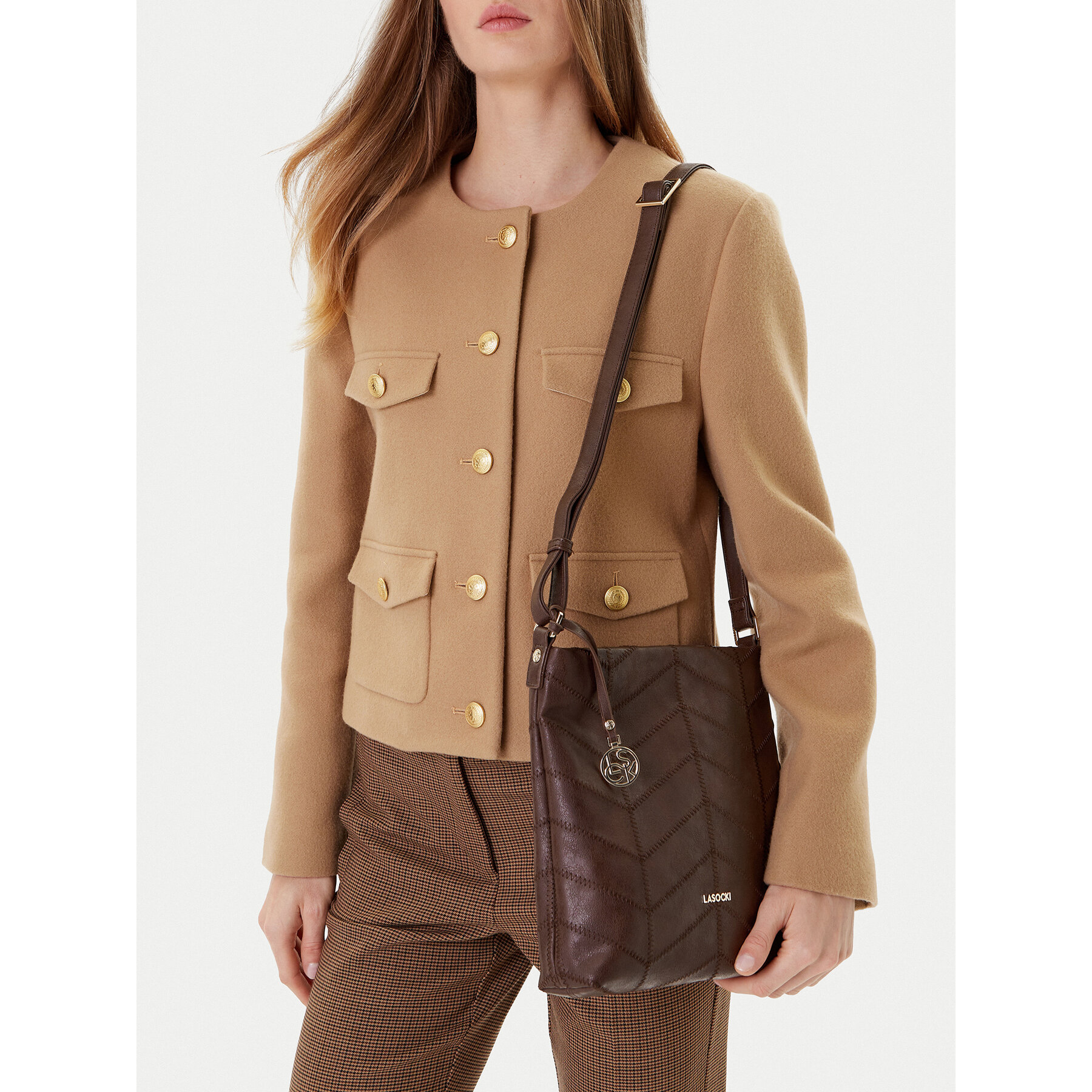 Τσάντα Lasocki C-LSK-K-019-06 Καφέ