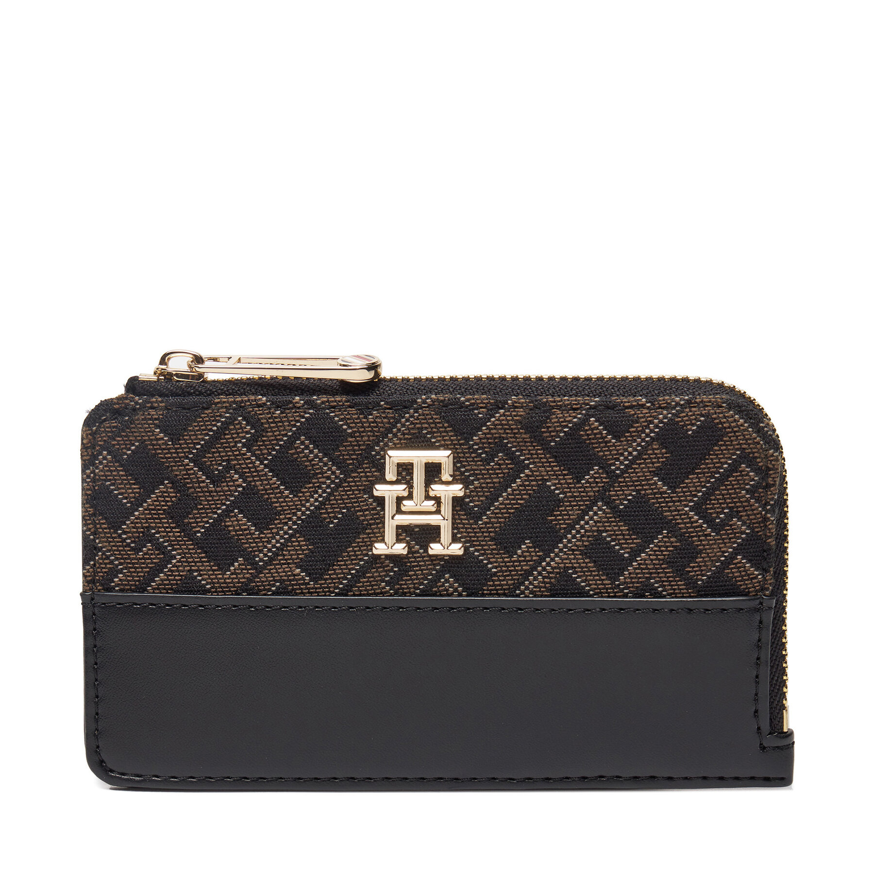 Nagy női pénztárca Tommy Hilfiger AW0AW17152 Fekete