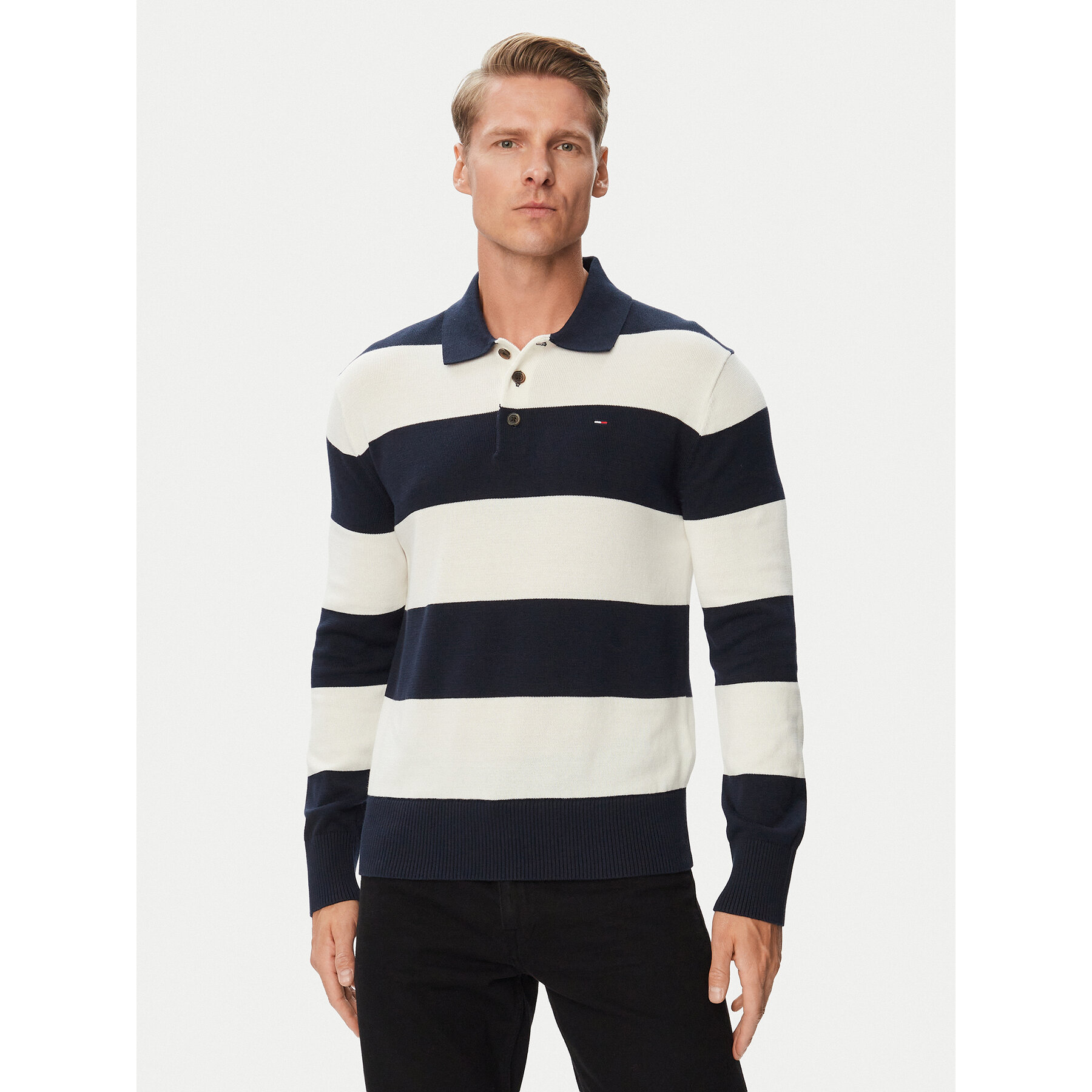 Tommy Jeans Pullover DM0DM20304 Dunkelblau Slim Fit