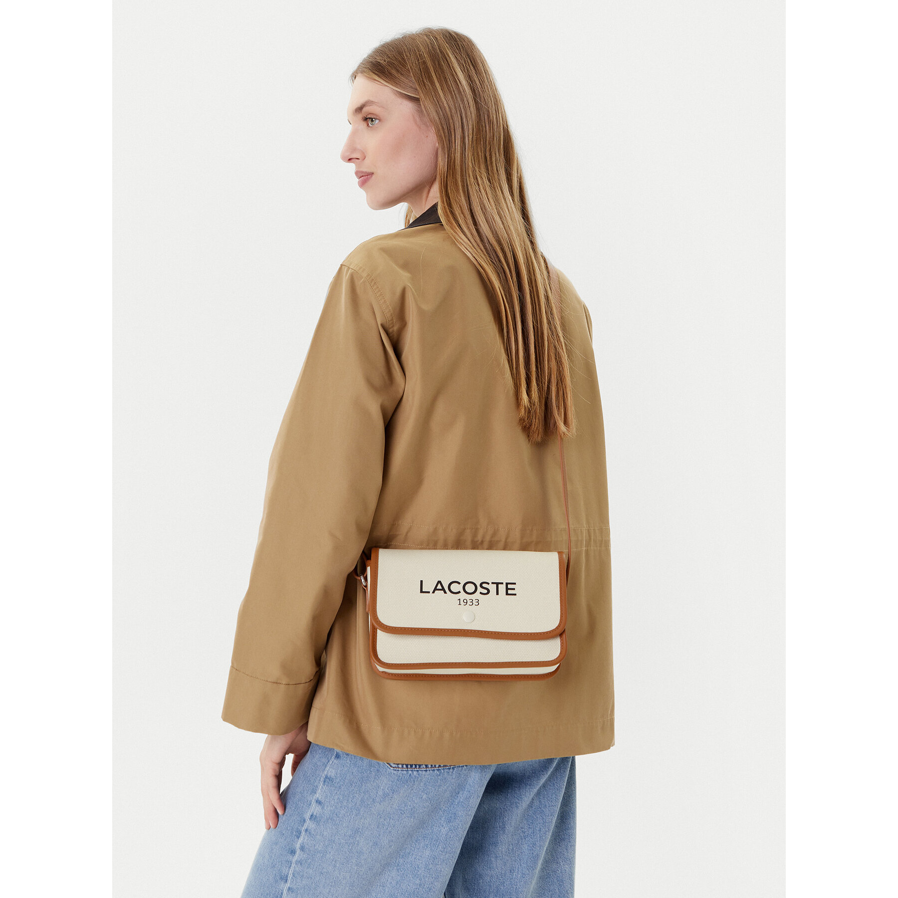 Geantă Lacoste NF4507TD Bej