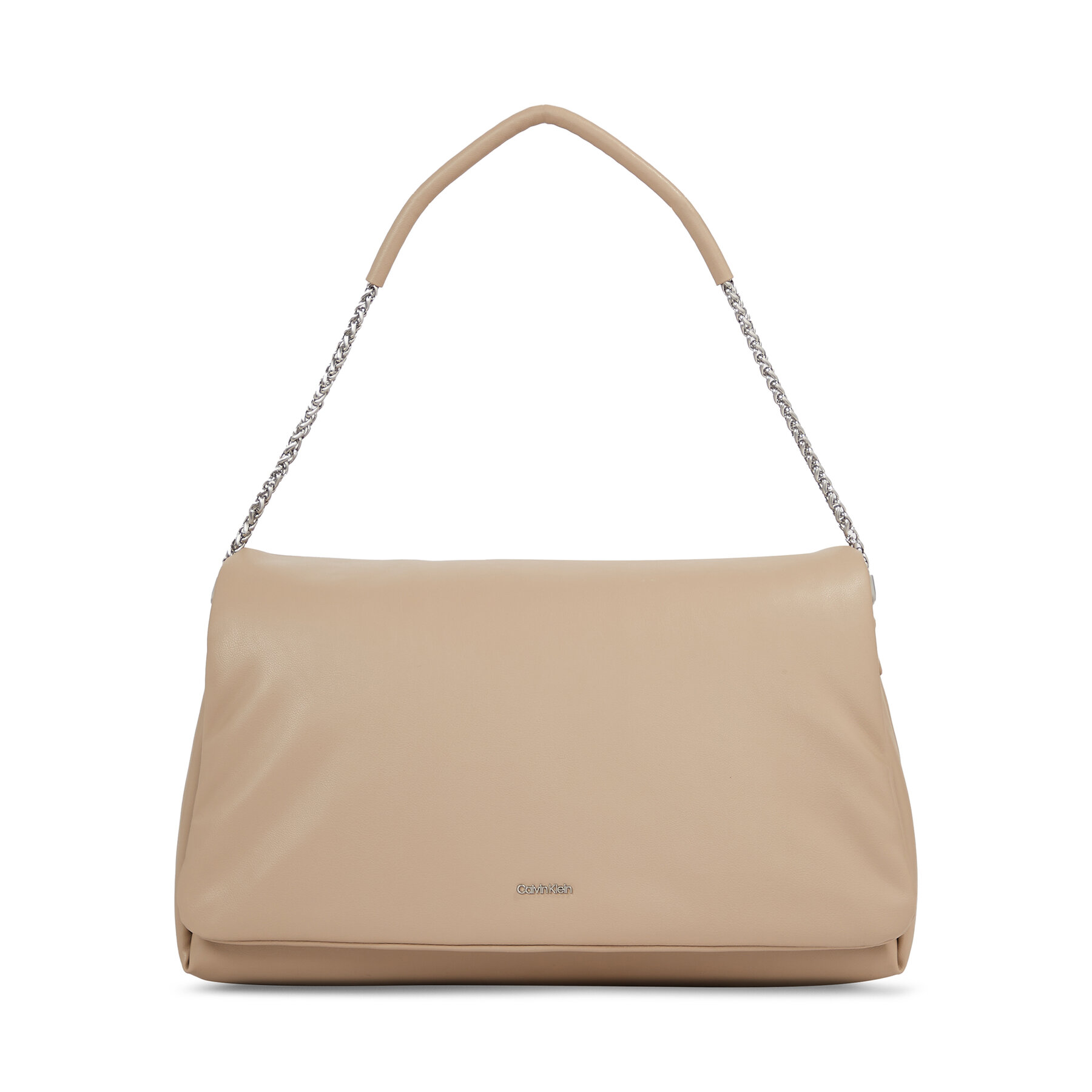 Damska Torebka Calvin Klein Beżowy Puffed Shoulder Bag K60K611539