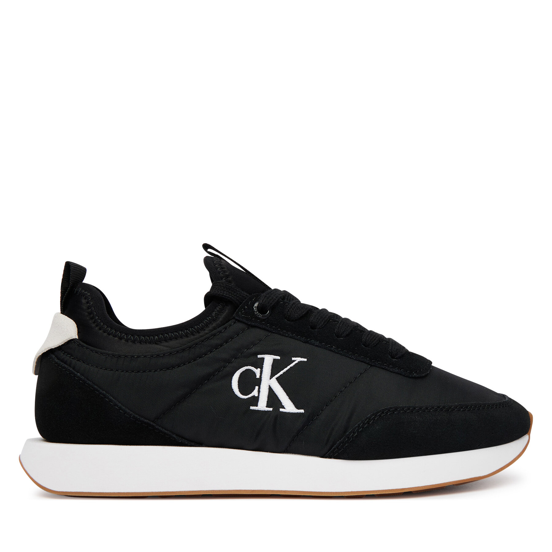 Sneakers Calvin Klein Retro Runner Lace Up Sock YW0YW02060 Negru