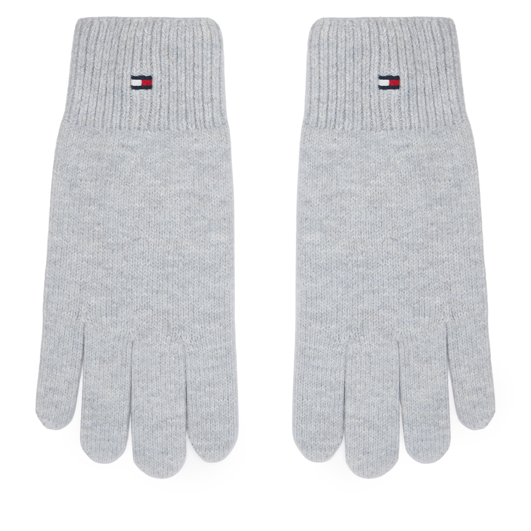 Ženske rokavice Tommy Hilfiger Flag AW0AW19131 Svetlo siva