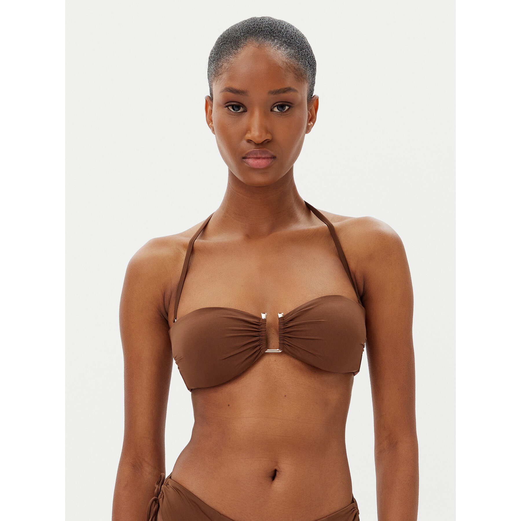 Max Mara Beachwear Bikini-Oberteil Amelia 2516821199 Braun