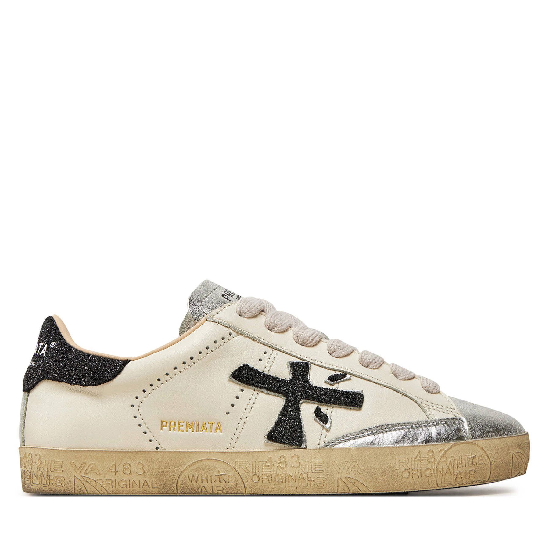 Sneakersy Premiata Stevend 6936 Écru