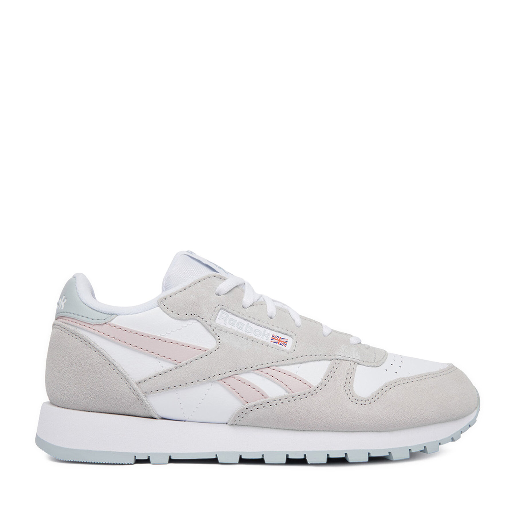 Sneakersy Reebok EO-CLASSIC LEATHER 100269424 Světle šedá