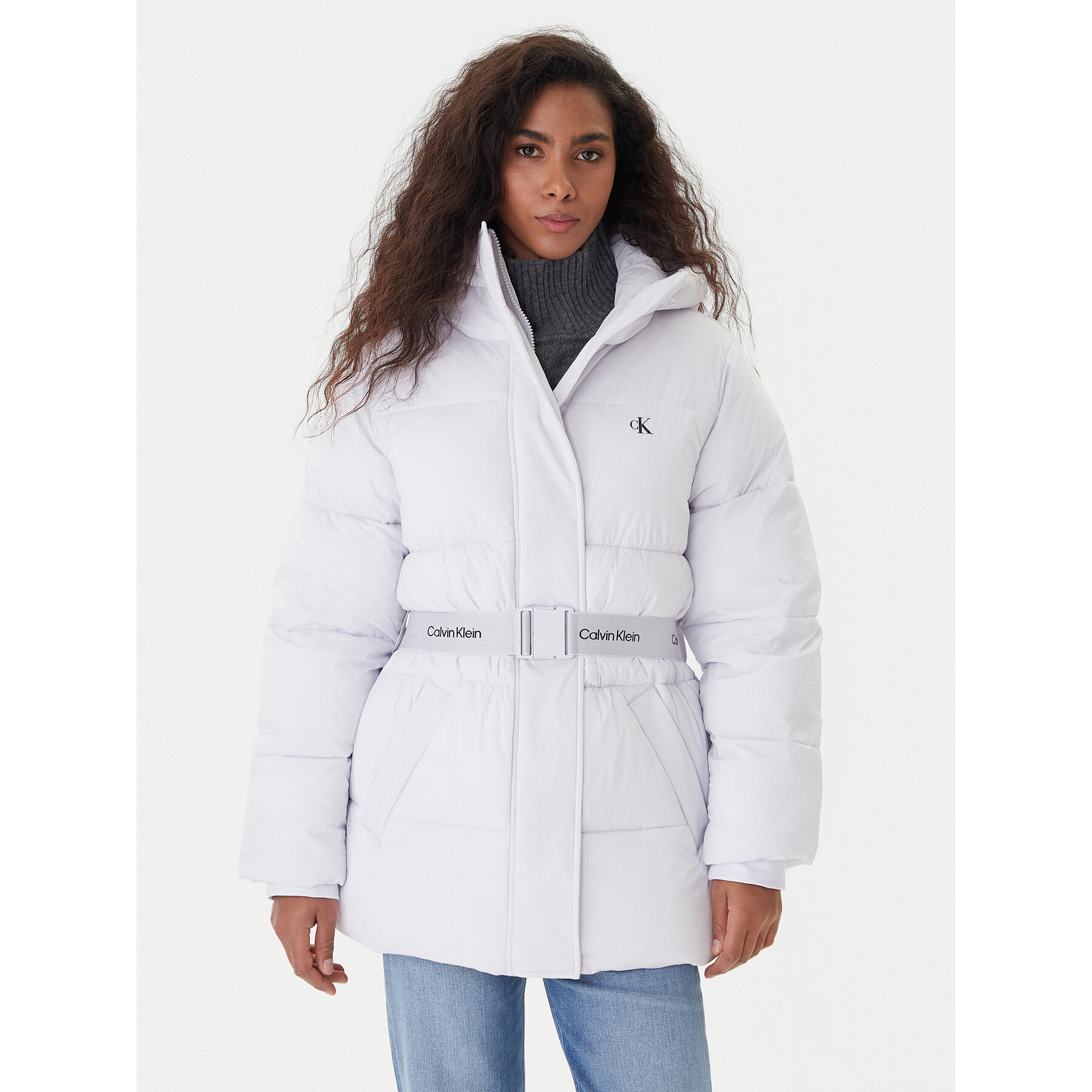 Calvin Klein Jeans Winterjacke LV047D507G Violett Regular Fit
