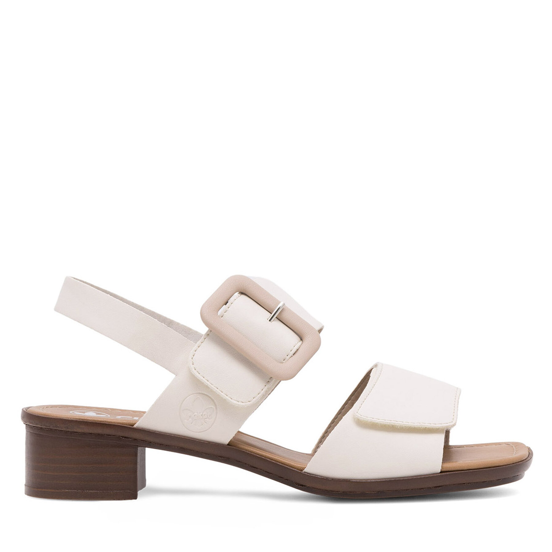 Sandále Rieker 62663-60 Écru