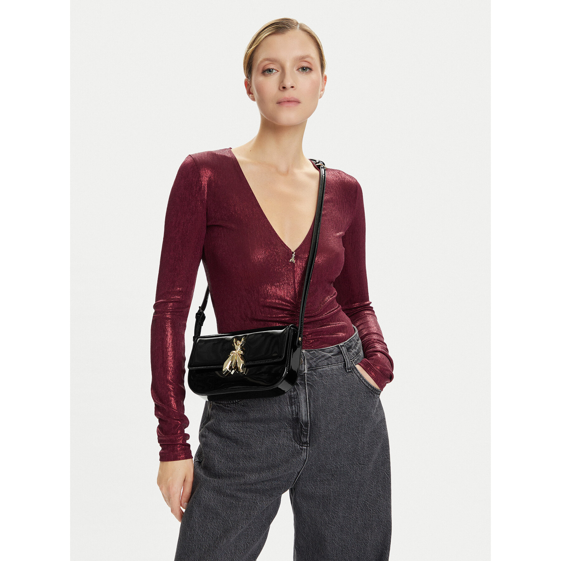 Borsetta Patrizia Pepe 8B0231 L125 Nero