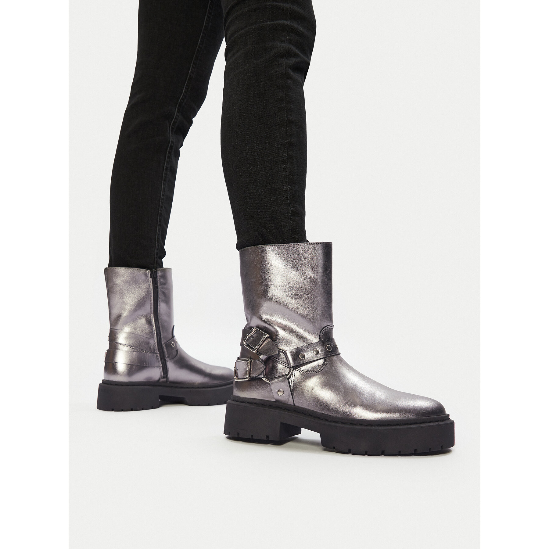 Botine Steve Madden Zwart SM11003405 Gri