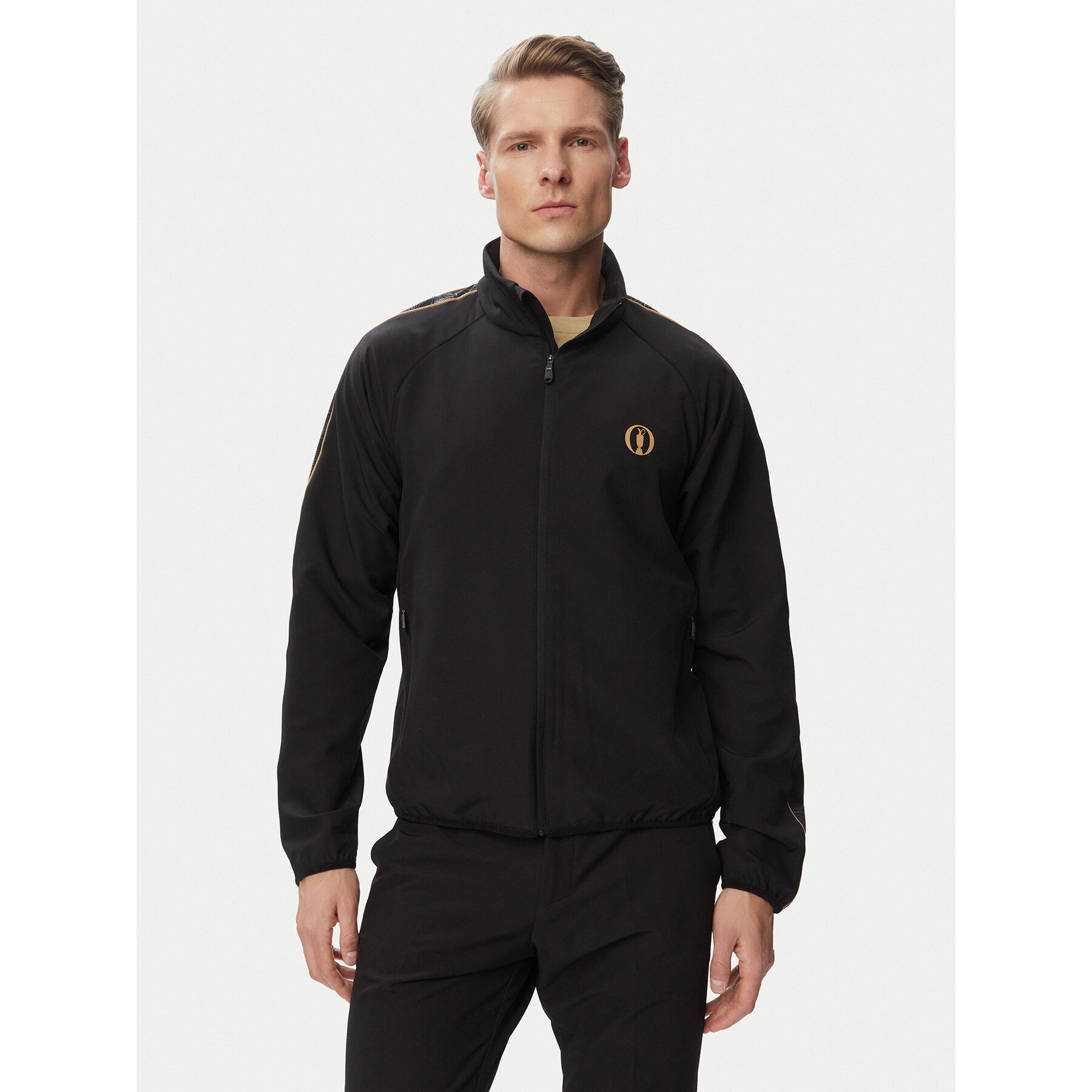 BOSS Sweatshirt The Open 50565194 Schwarz Regular Fit