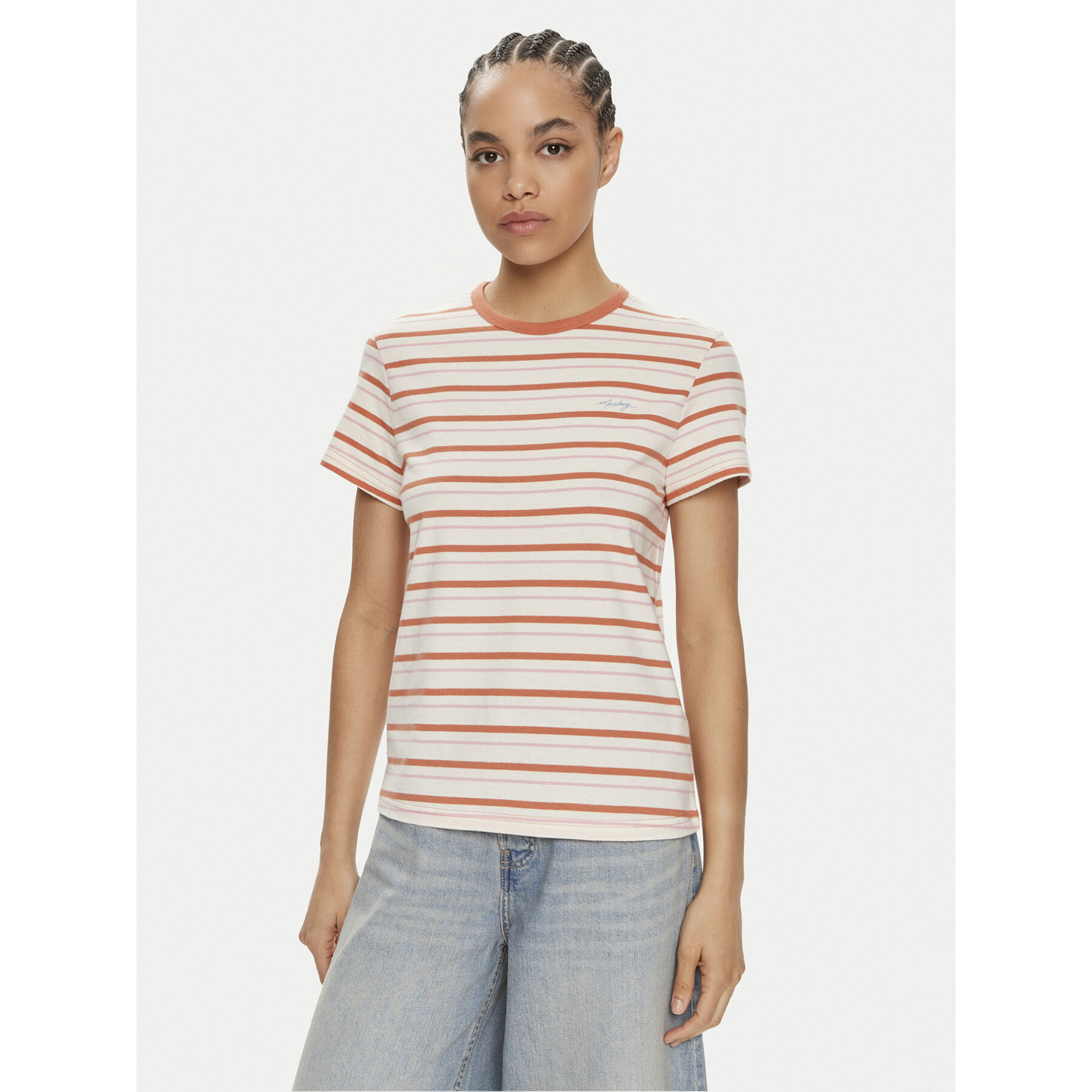 Mustang T-shirt Ada 1015171 Multicolore Regular Fit