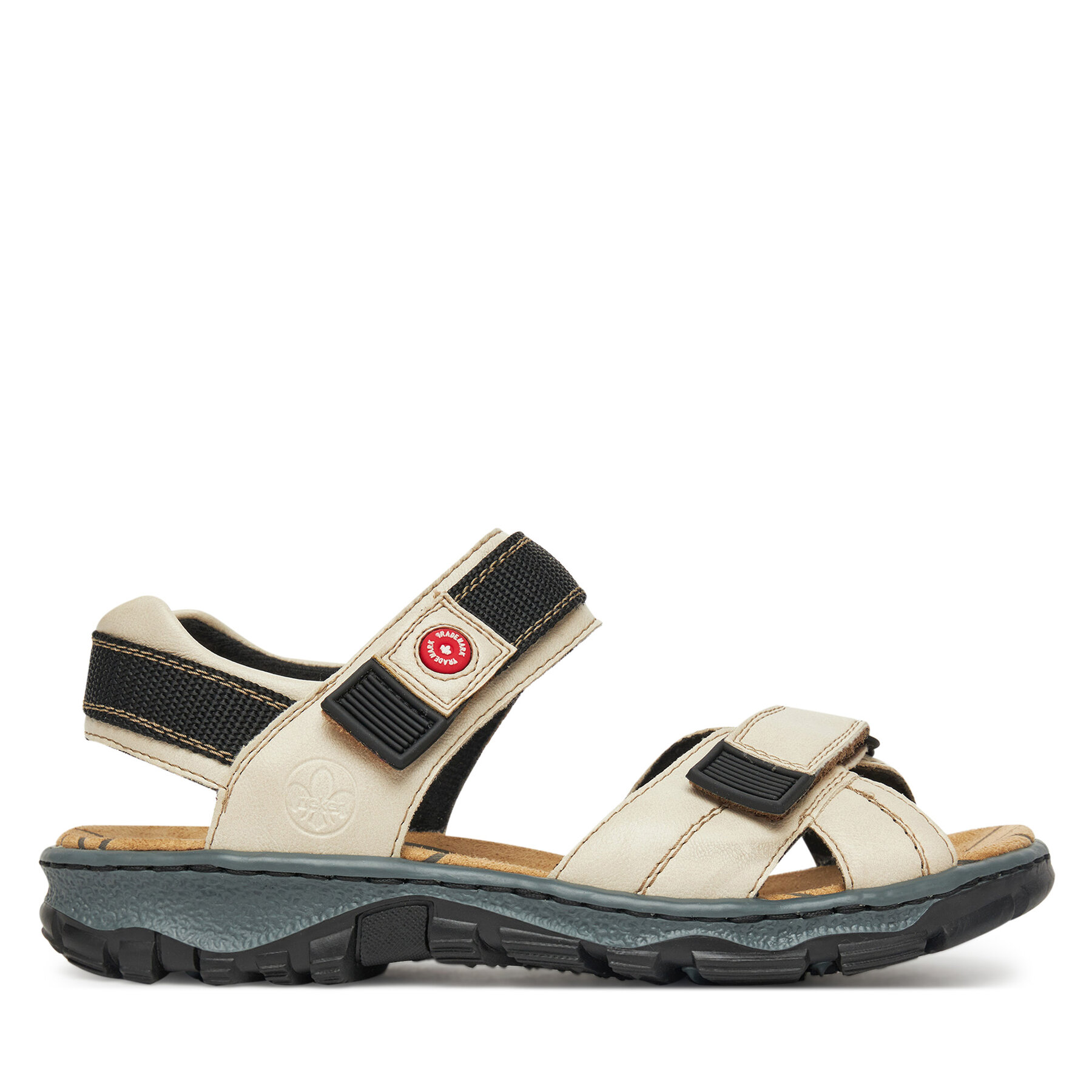 Rieker Donna Sandali, Taglia 39, Beige, 68851-80, taglia : 39