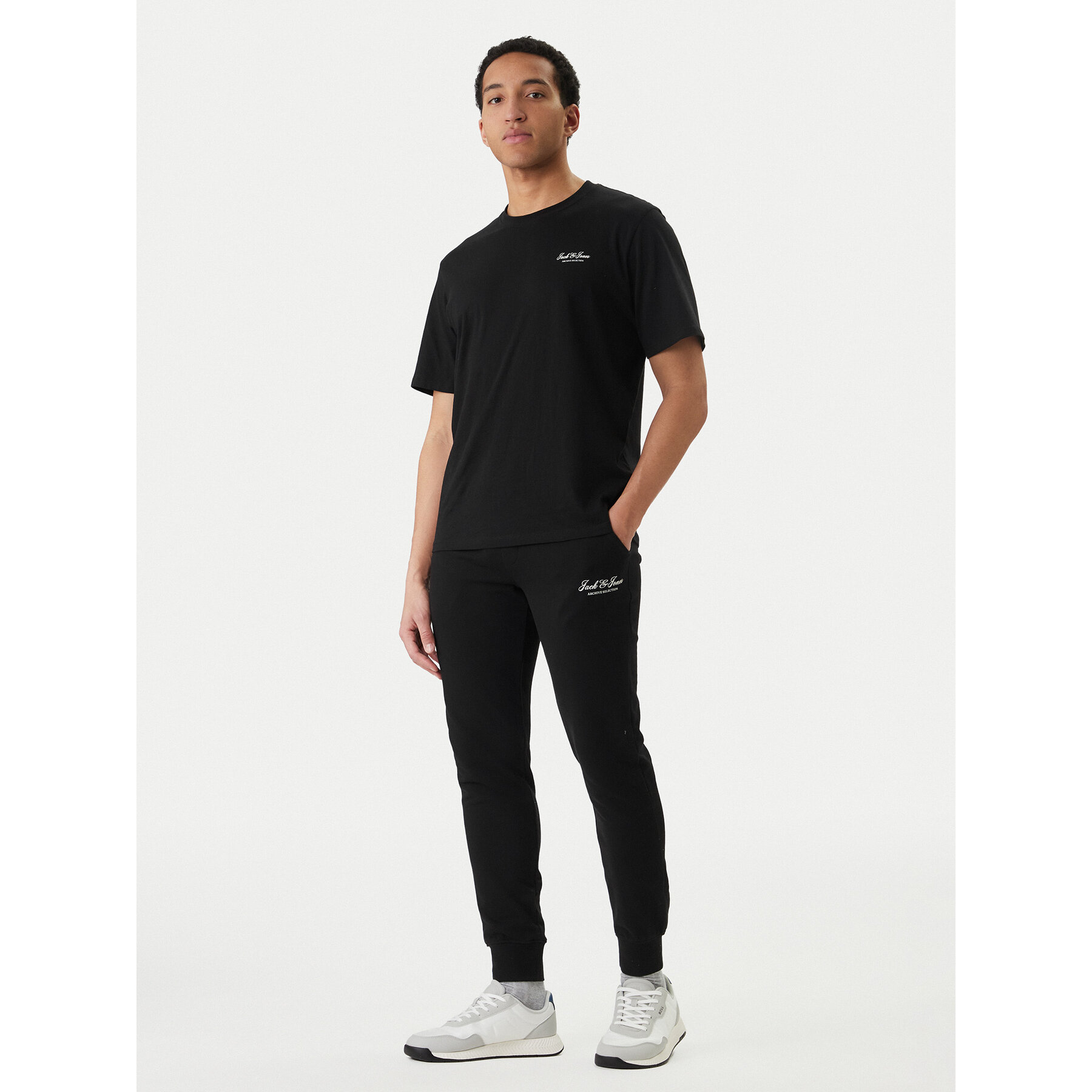 Jack & Jones Trenirka Earchive 12297641 Črna Regular Fit
