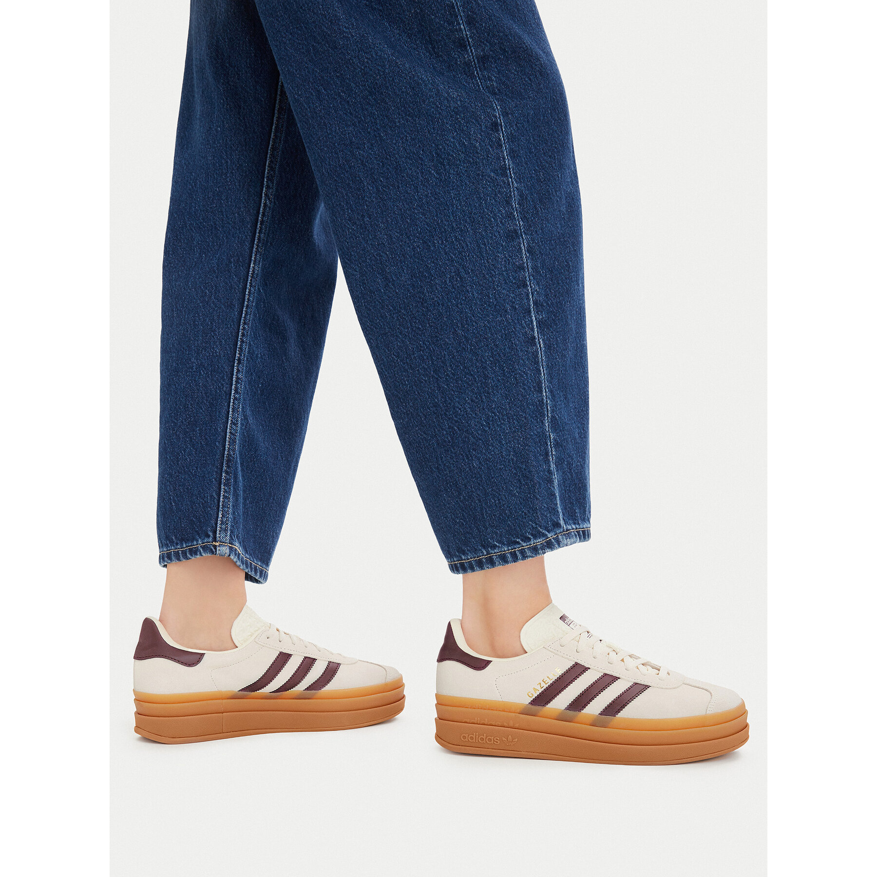 Αθλητικά adidas Gazelle Bold KI4559 Μπεζ