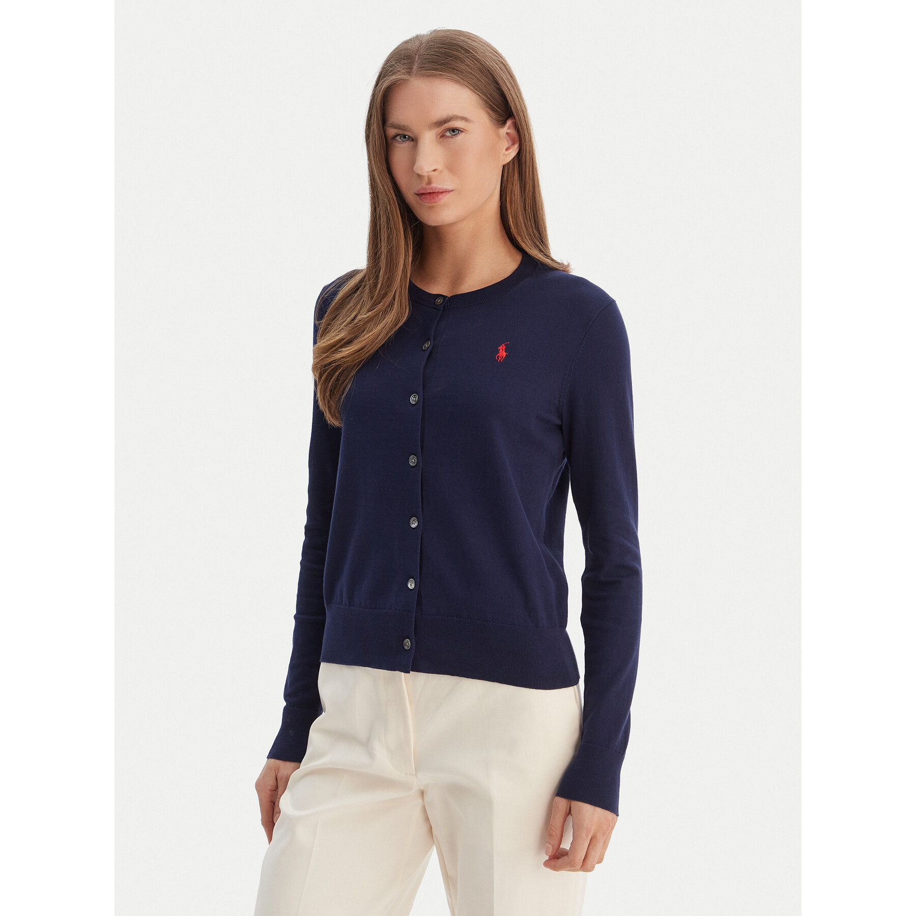 Polo Ralph Lauren Strickjacke 211971871004 Dunkelblau Slim Fit