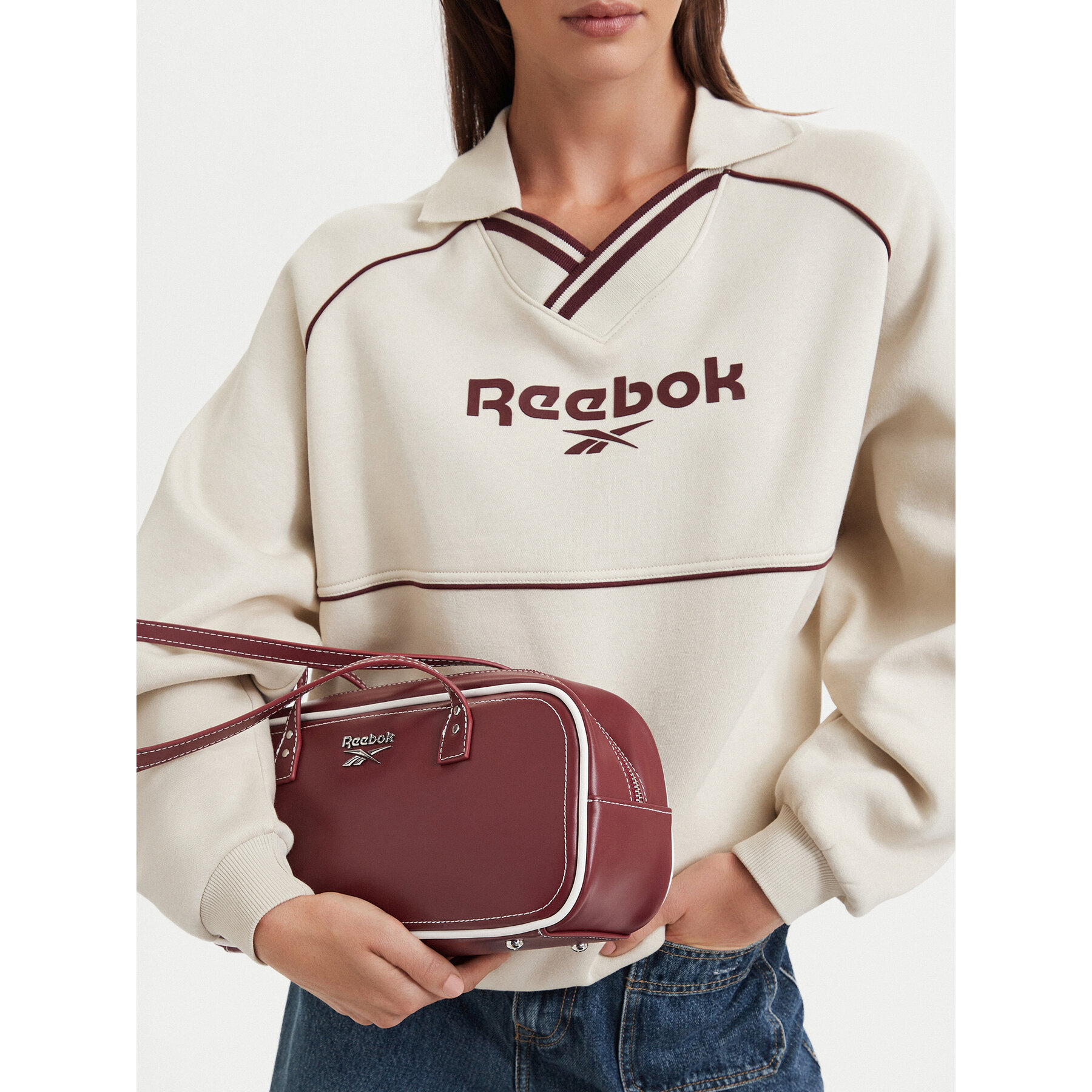 Torbica Reebok CWBEO-RBK-L-002-10 Tamnocrvena