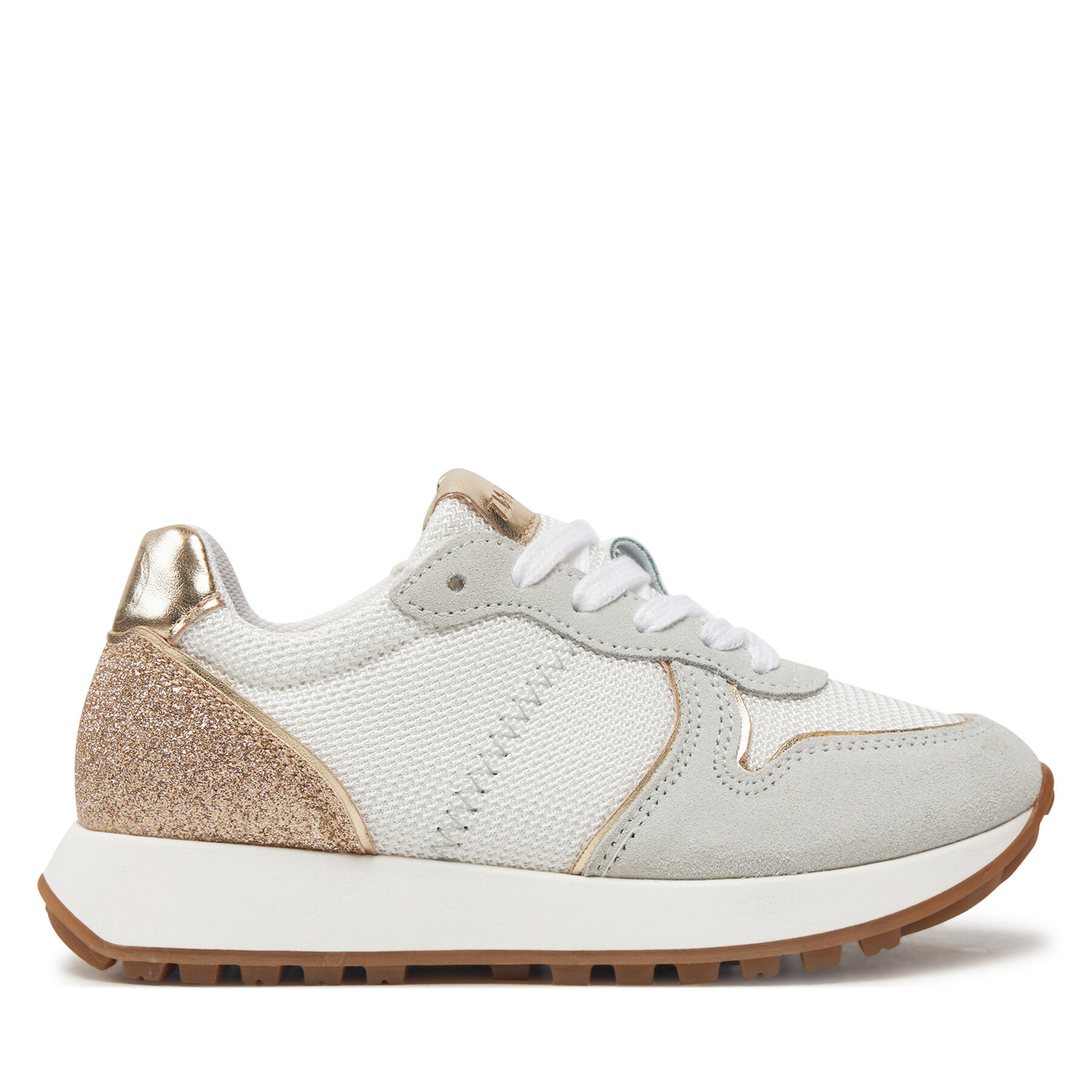 TWINSET Dievča Sneakersy, Rozmer: 32, Écru, 251GCJ014