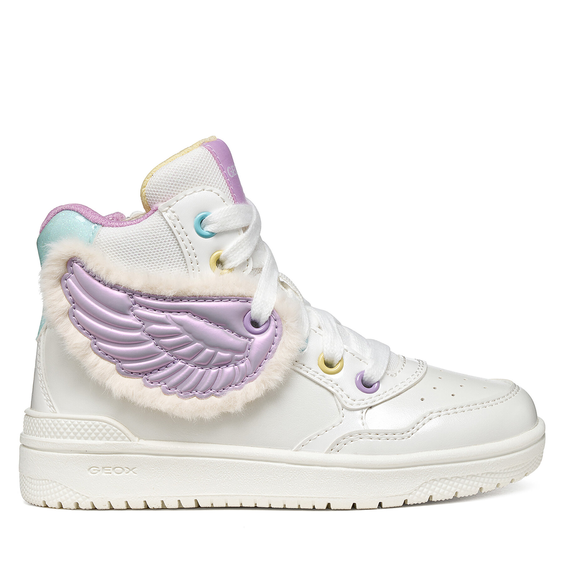 Sneakersy Geox J Washiba Girl J66HXA 0NFKN C0761 D Biela