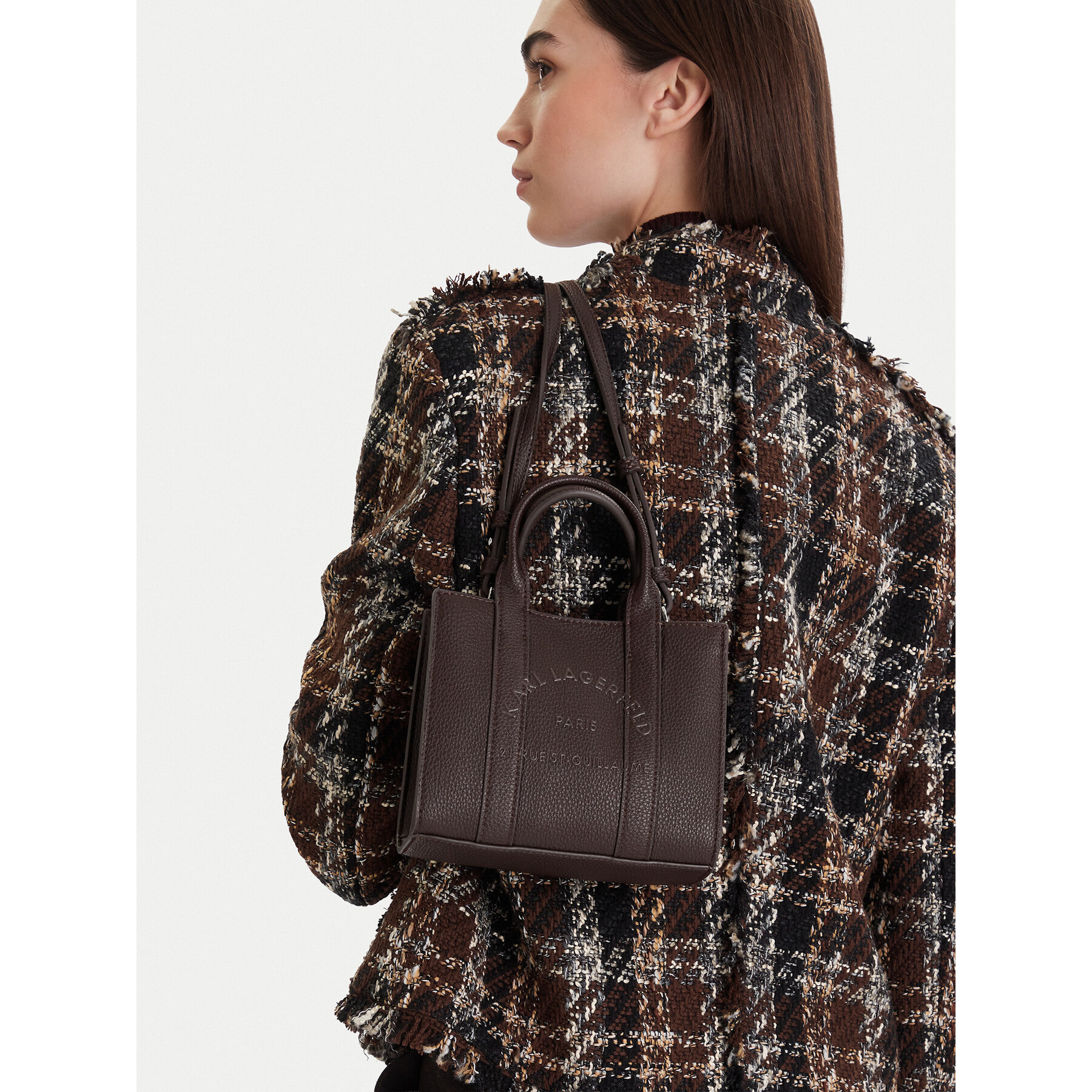 Дамска чанта KARL LAGERFELD A4W30266 Кафяв